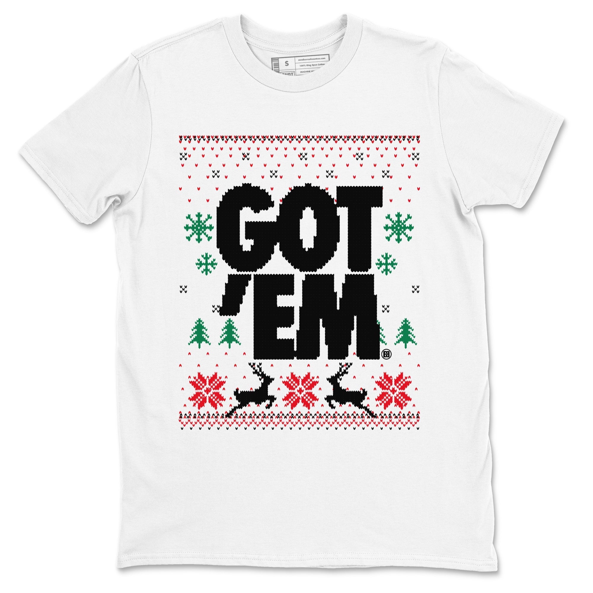 Got Em Ugly Sweater snkmatch Tees - Air Jordan 2 Christmas