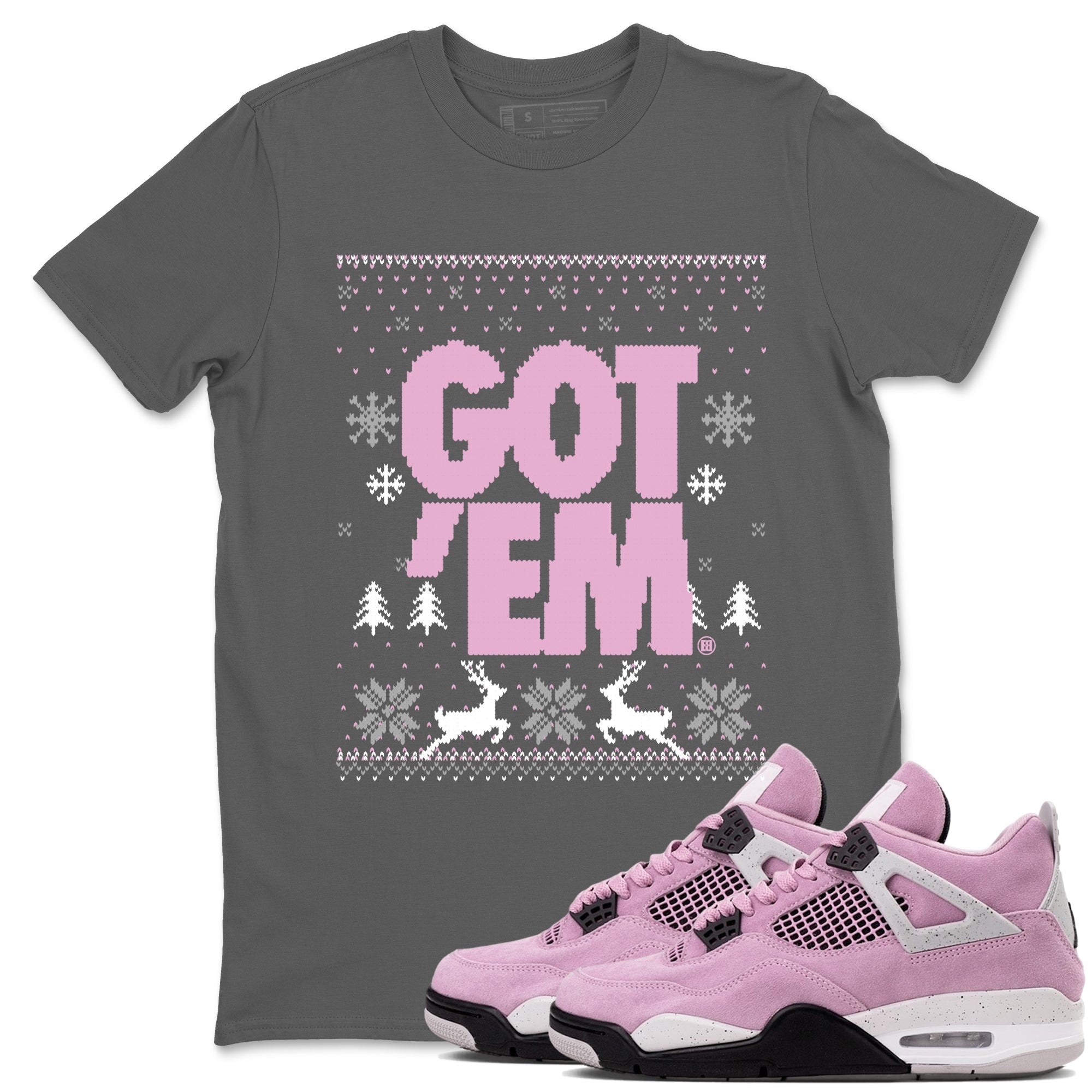 Got Em Ugly Sweater snkmatch Tees - Air Jordan 4 Orchid