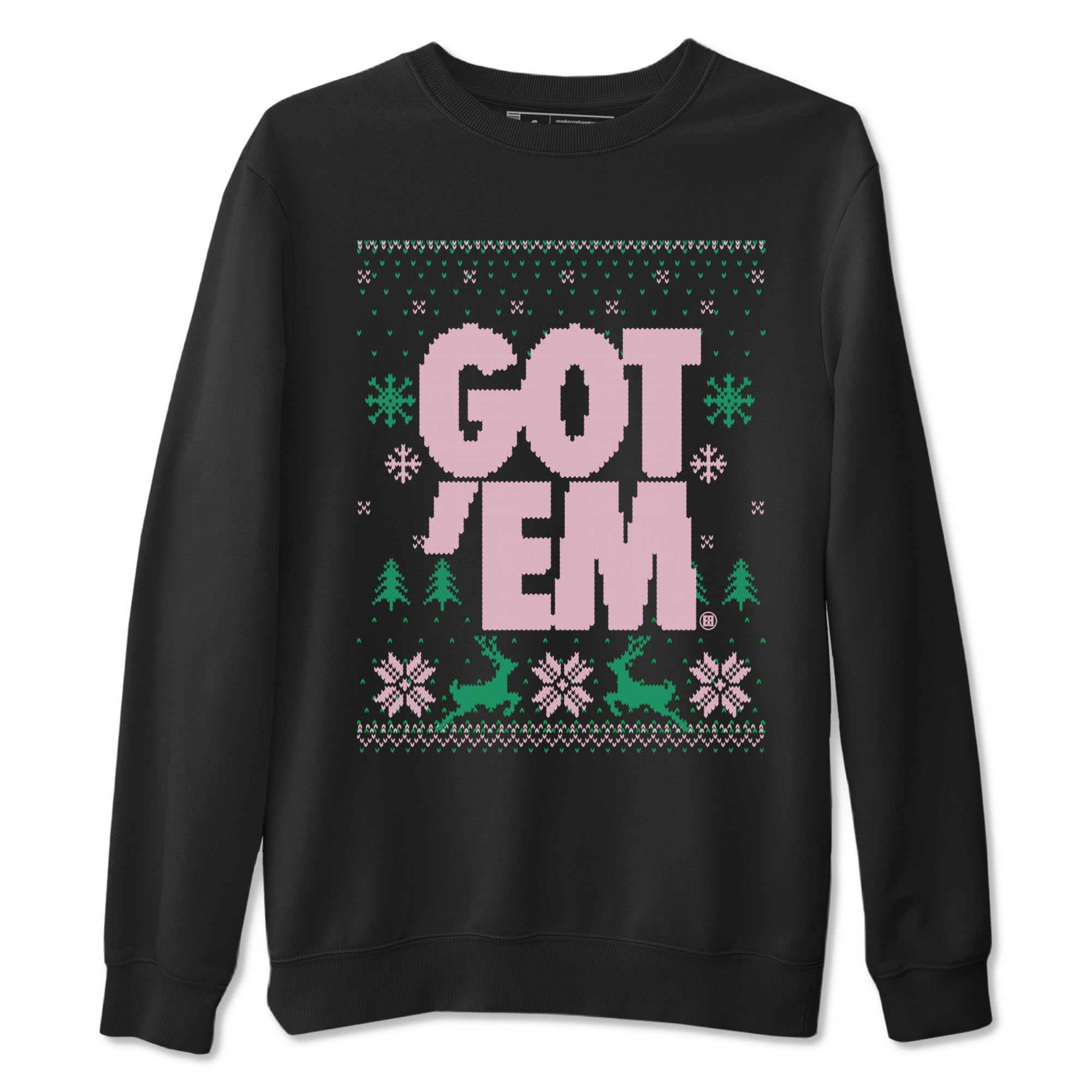 Got Em Ugly Sweater snkmatch Tees - Dunk Medium Soft Pink Malachite