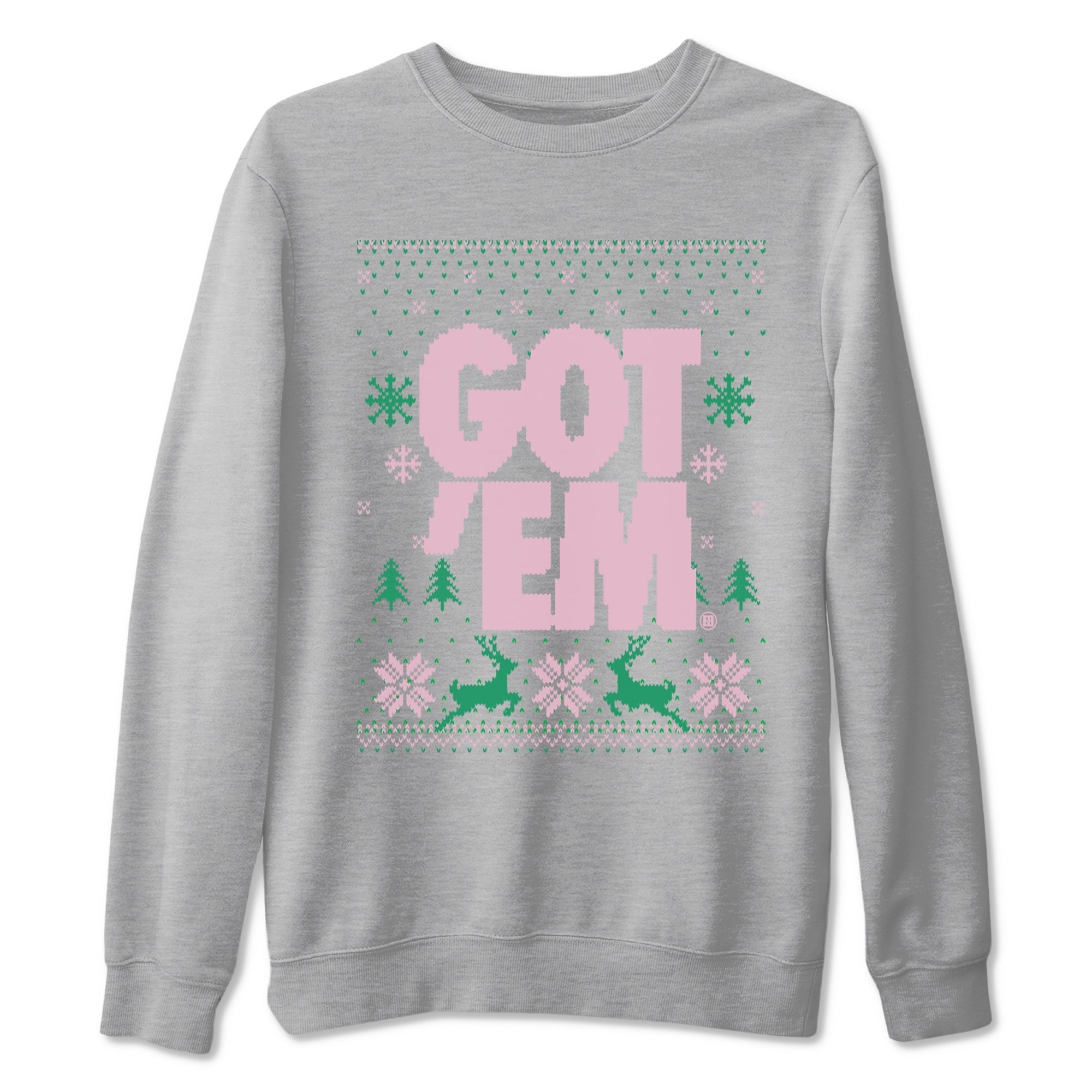 Got Em Ugly Sweater snkmatch Tees - Dunk Medium Soft Pink Malachite