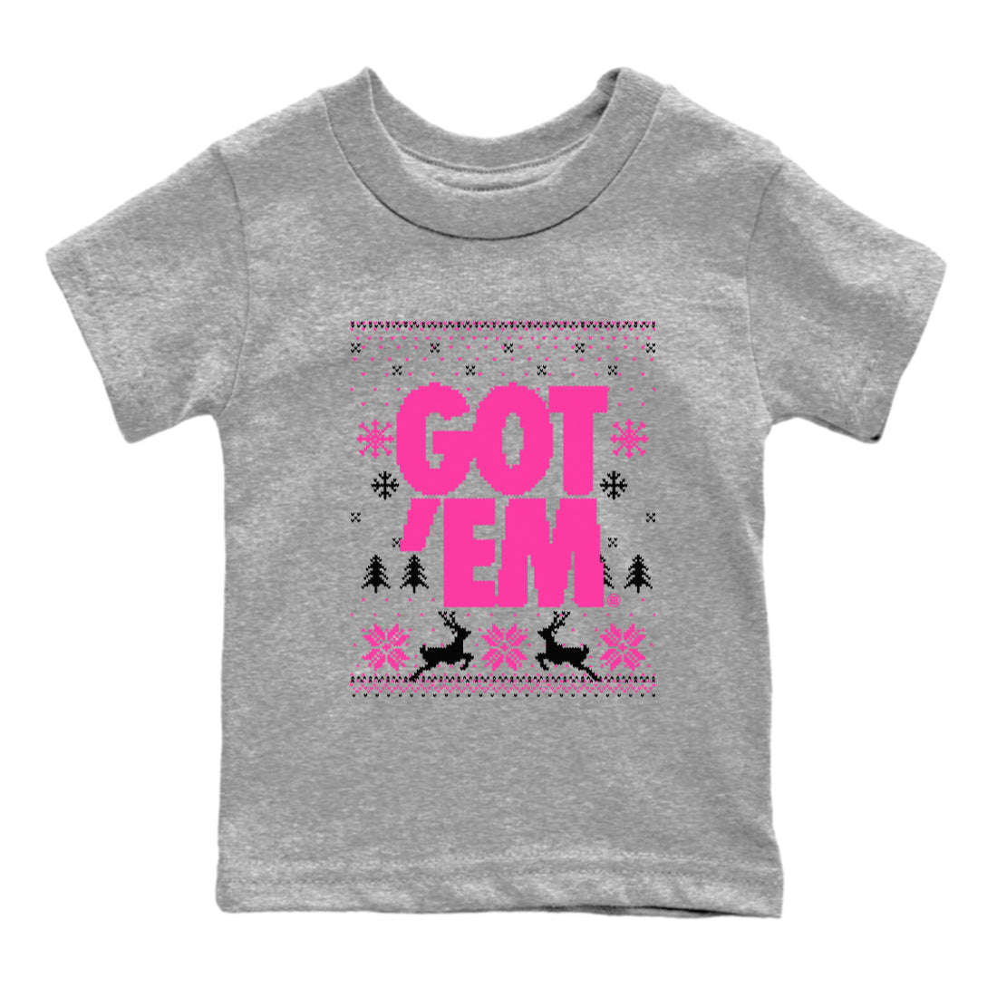 Got Em Ugly Sweater snkmatch Tees Kids - Nike KD 4 Aunt Pearl