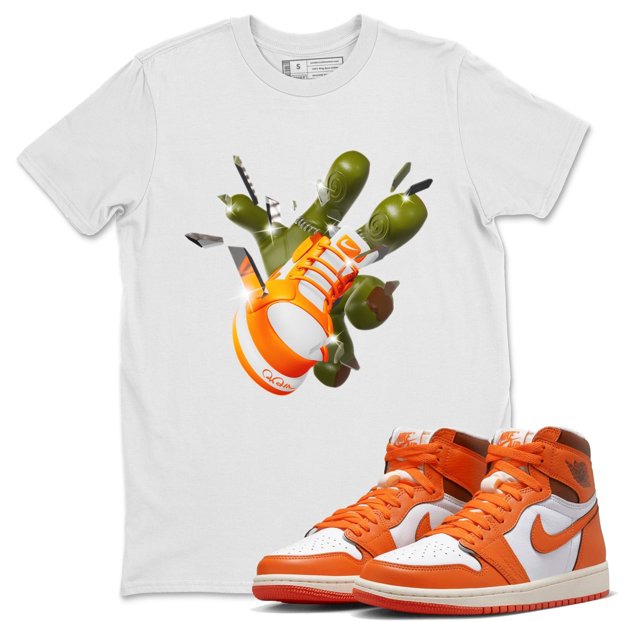 Got Em Zombie Hand snkmatch Tee - Air Jordan 1 Starfish
