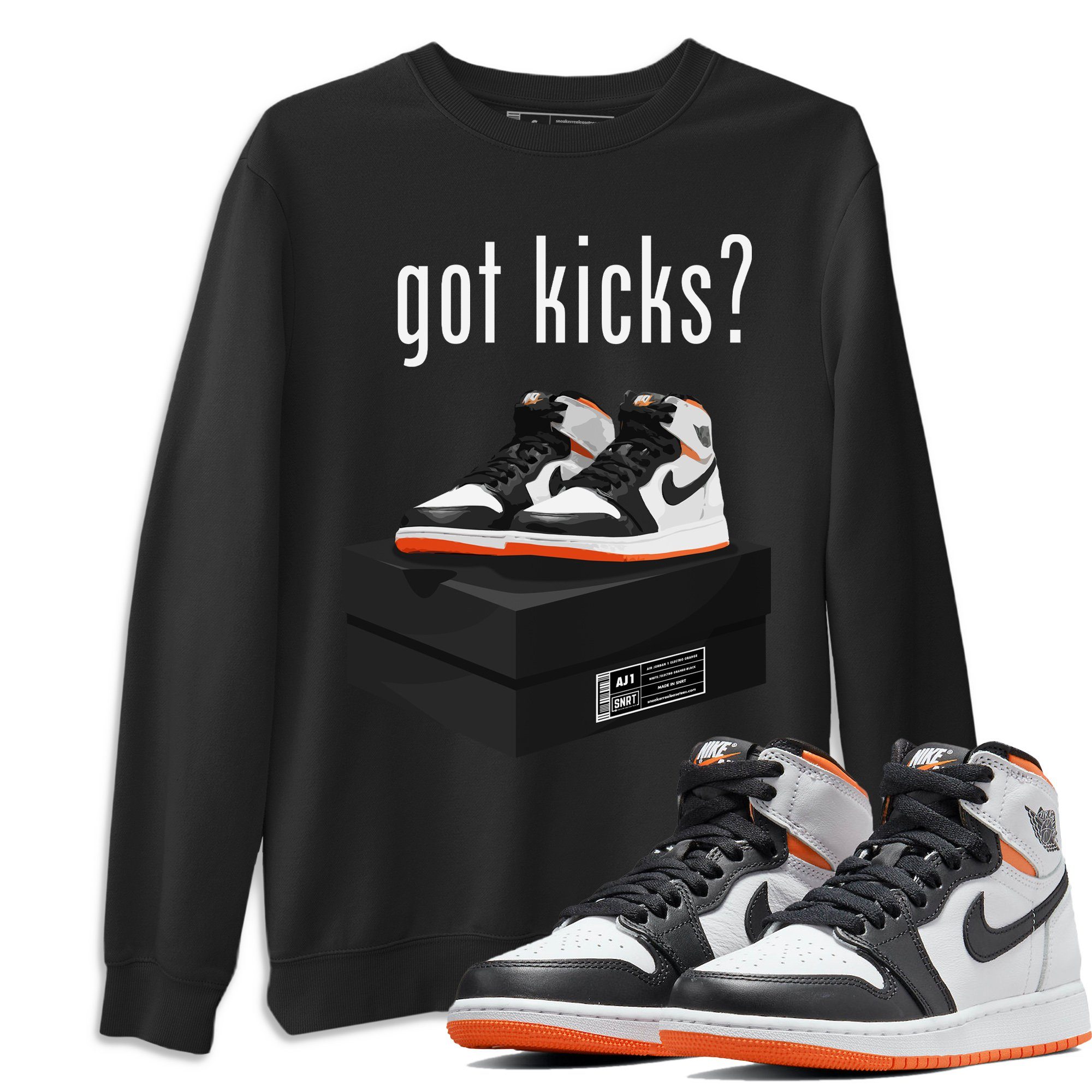 Got Kicks Unisex Tops - Air Jordan 1 Electro Orange