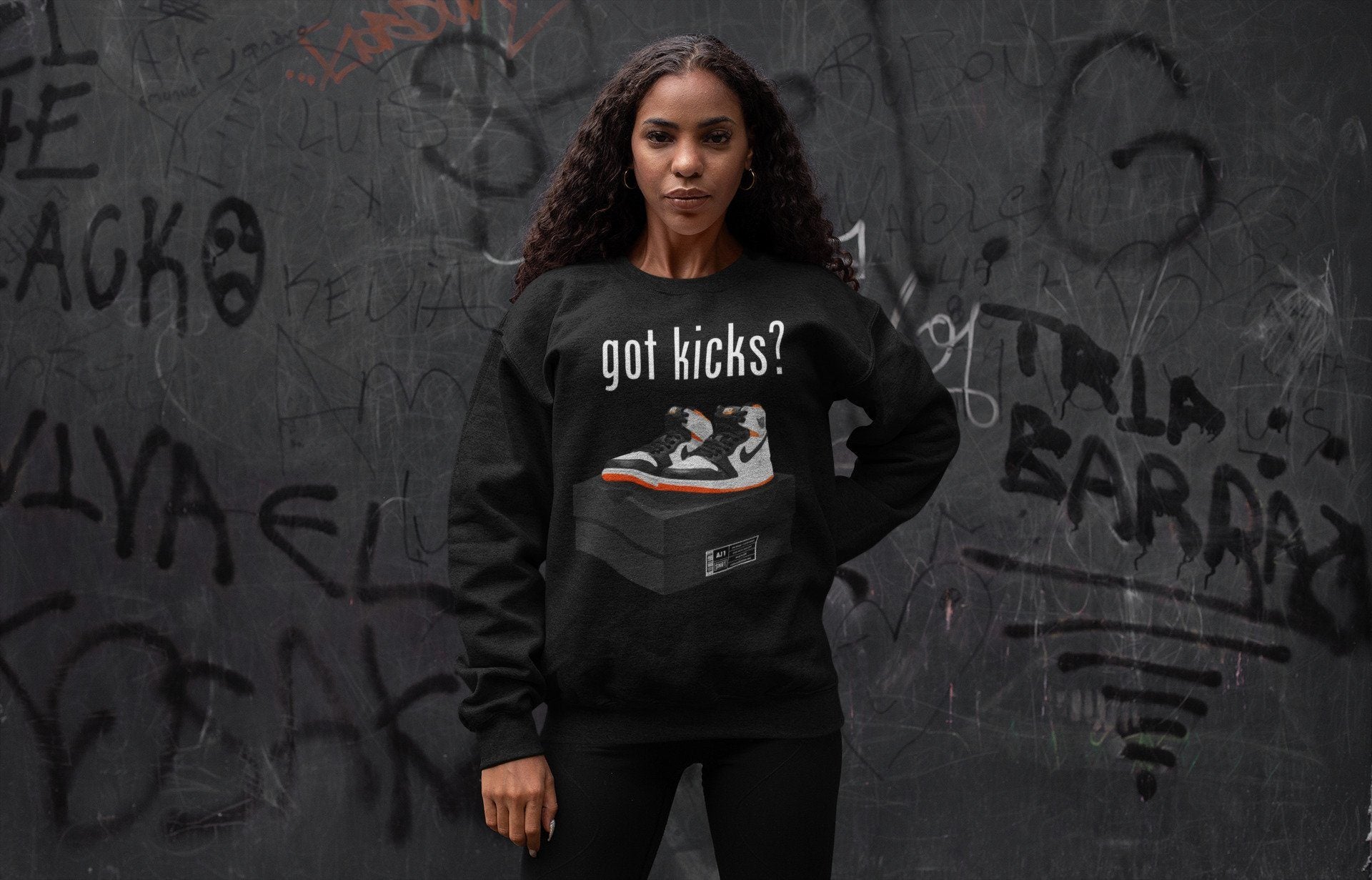 Got Kicks Unisex Tops - Air Jordan 1 Electro Orange