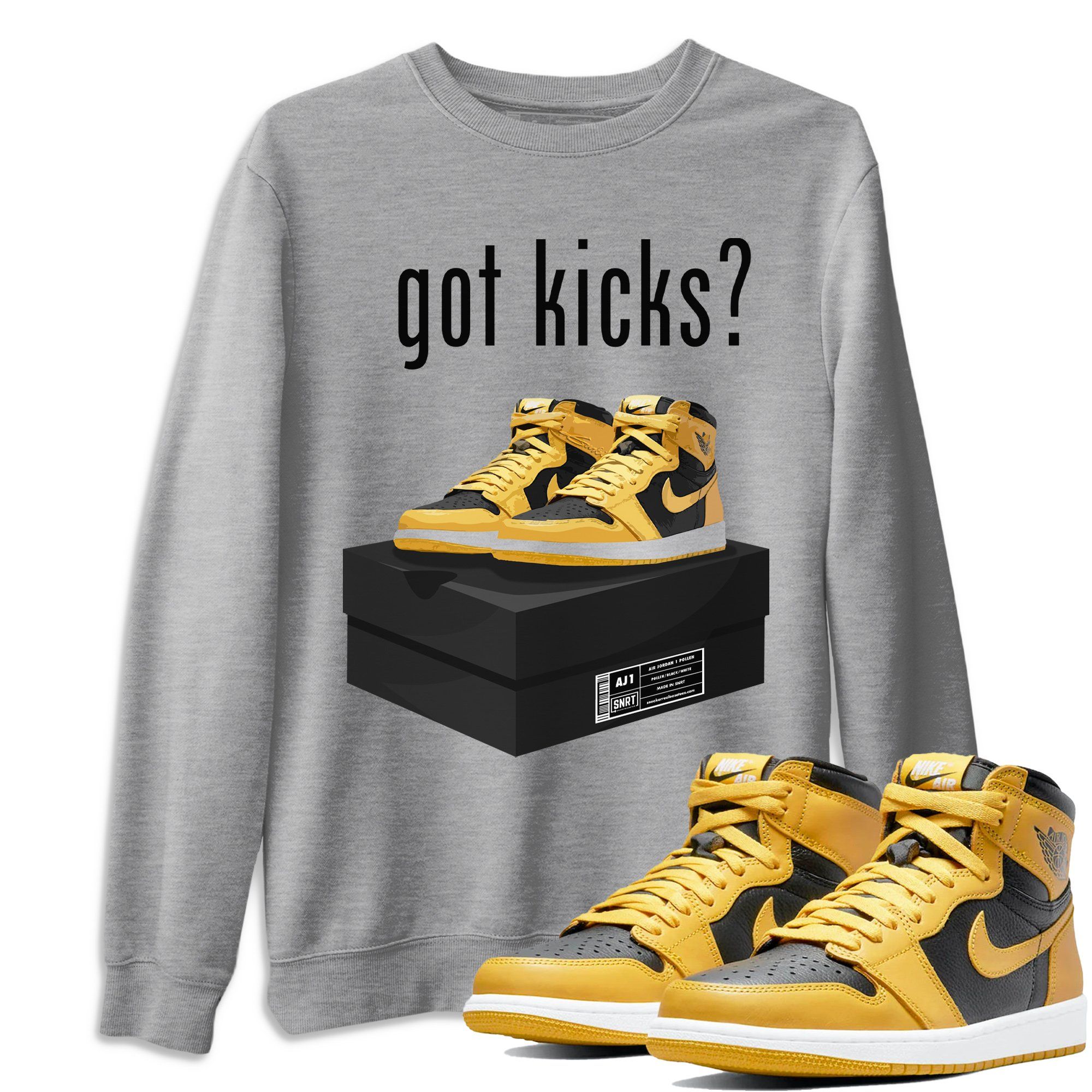Got Kicks Unisex Tops - Air Jordan 1 Pollen