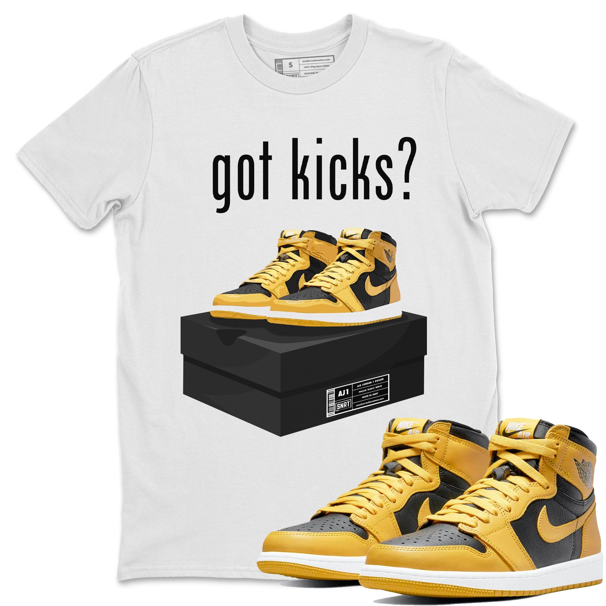 Got Kicks Unisex Tops - Air Jordan 1 Pollen