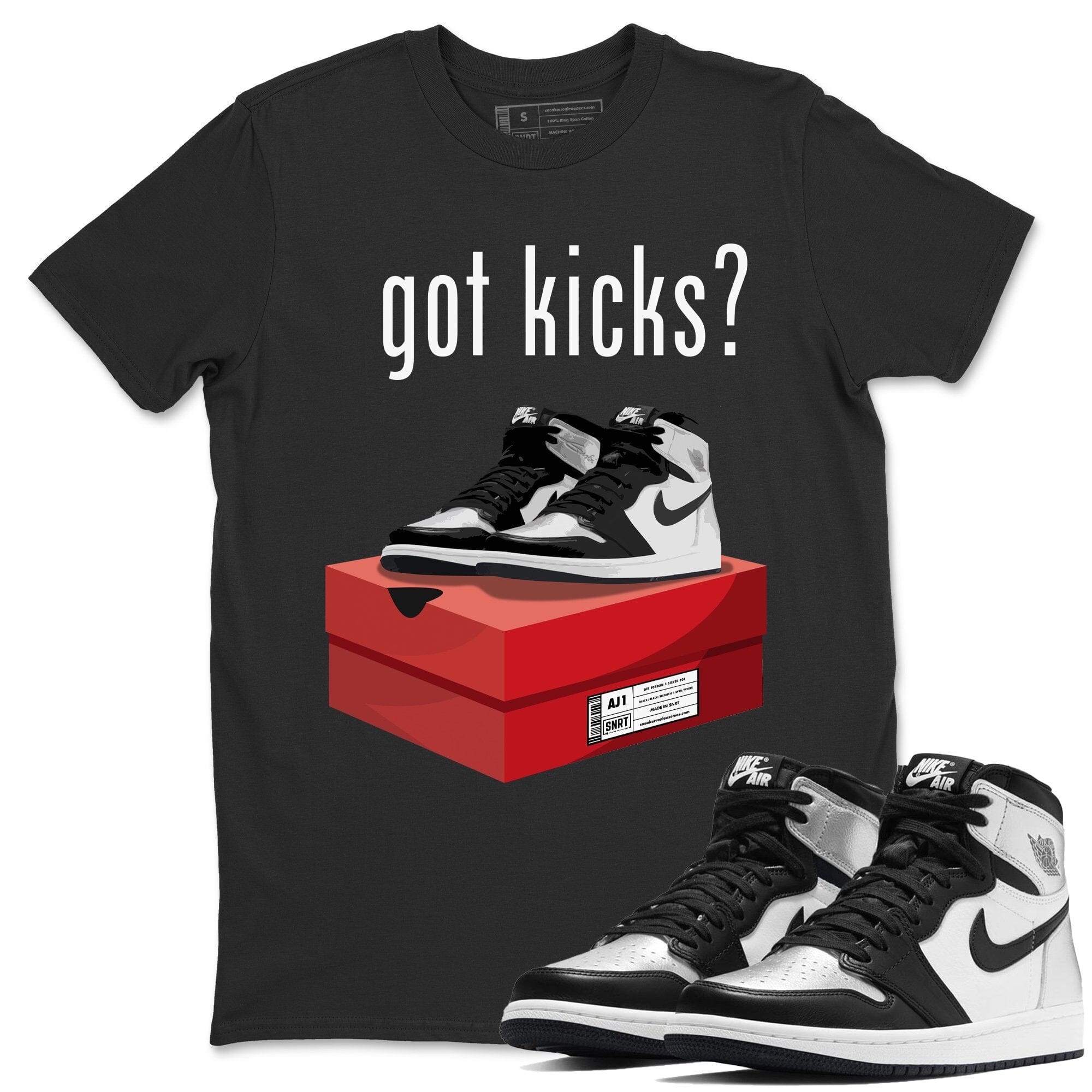Got Kicks Unisex Tops - Air Jordan 1 Silver Toe