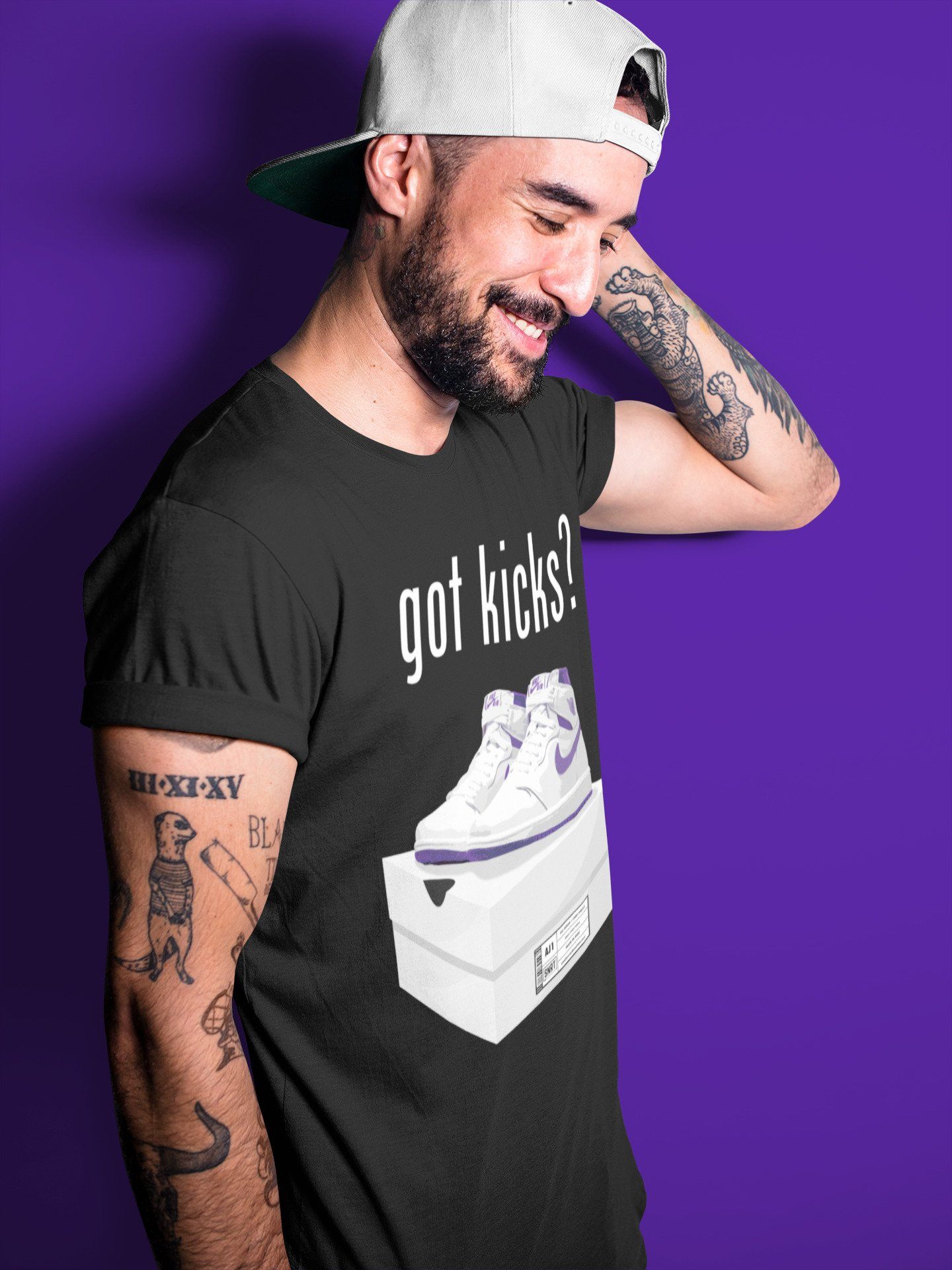 Got Kicks Unisex Tops - Air Jordan 1 WMNS Court Purple