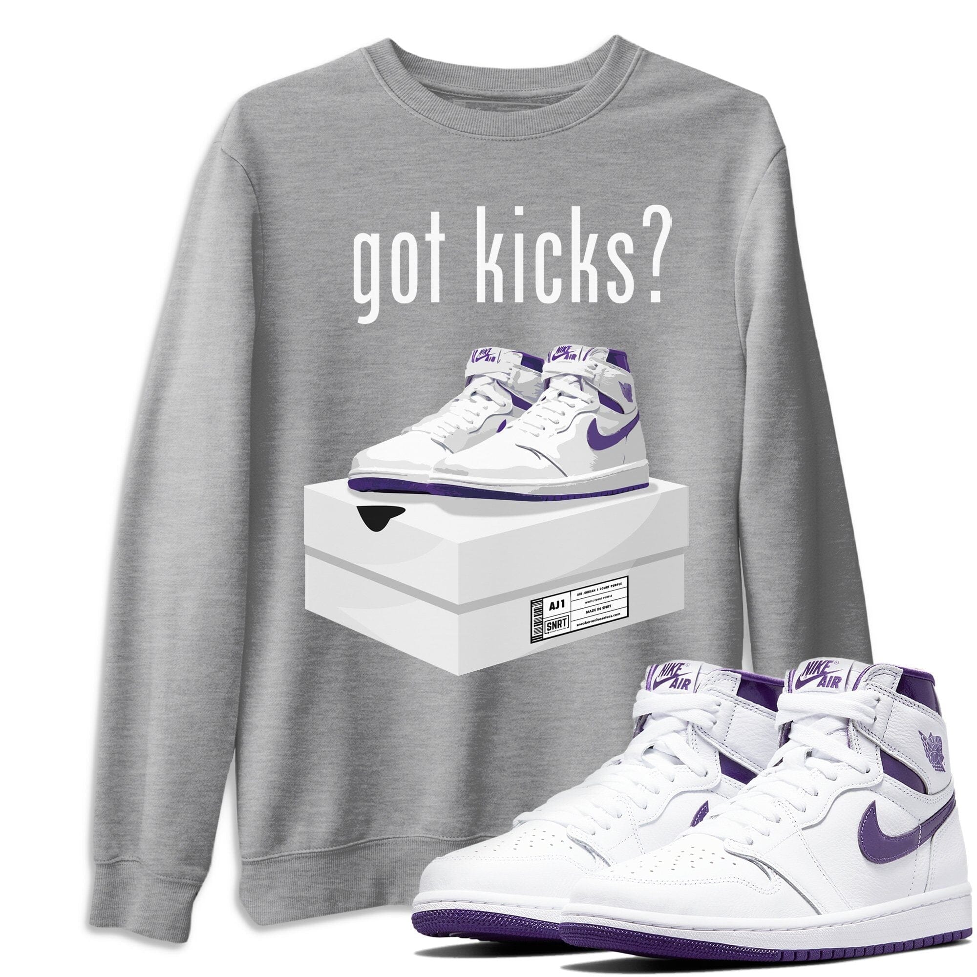 Got Kicks Unisex Tops - Air Jordan 1 WMNS Court Purple