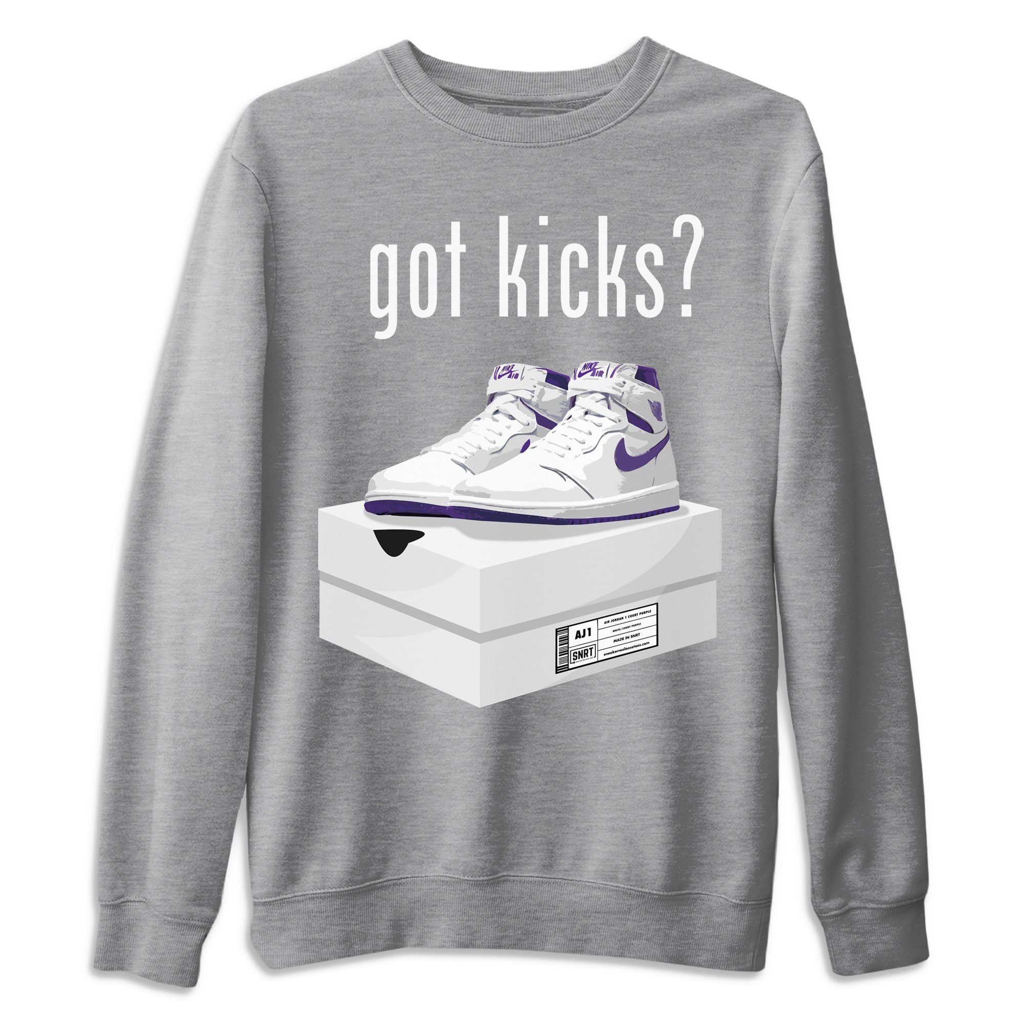 Got Kicks Unisex Tops - Air Jordan 1 WMNS Court Purple