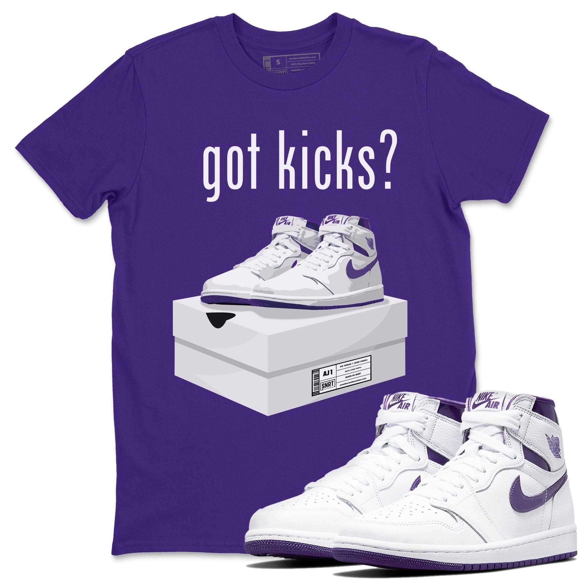 Got Kicks Unisex Tops - Air Jordan 1 WMNS Court Purple