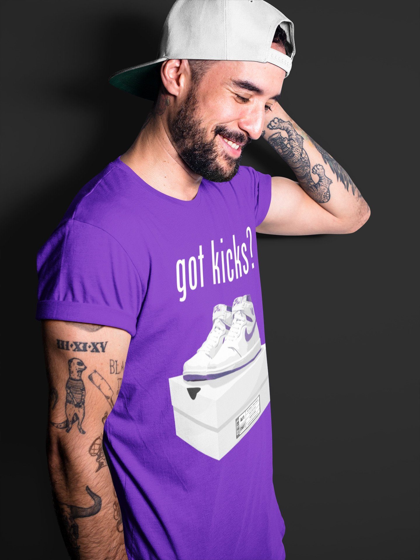 Got Kicks Unisex Tops - Air Jordan 1 WMNS Court Purple