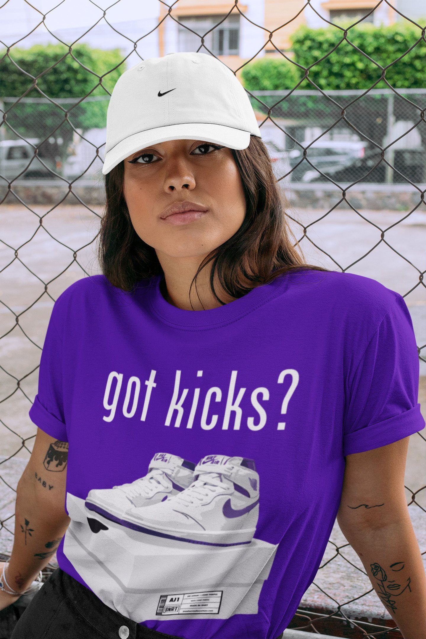 Got Kicks Unisex Tops - Air Jordan 1 WMNS Court Purple