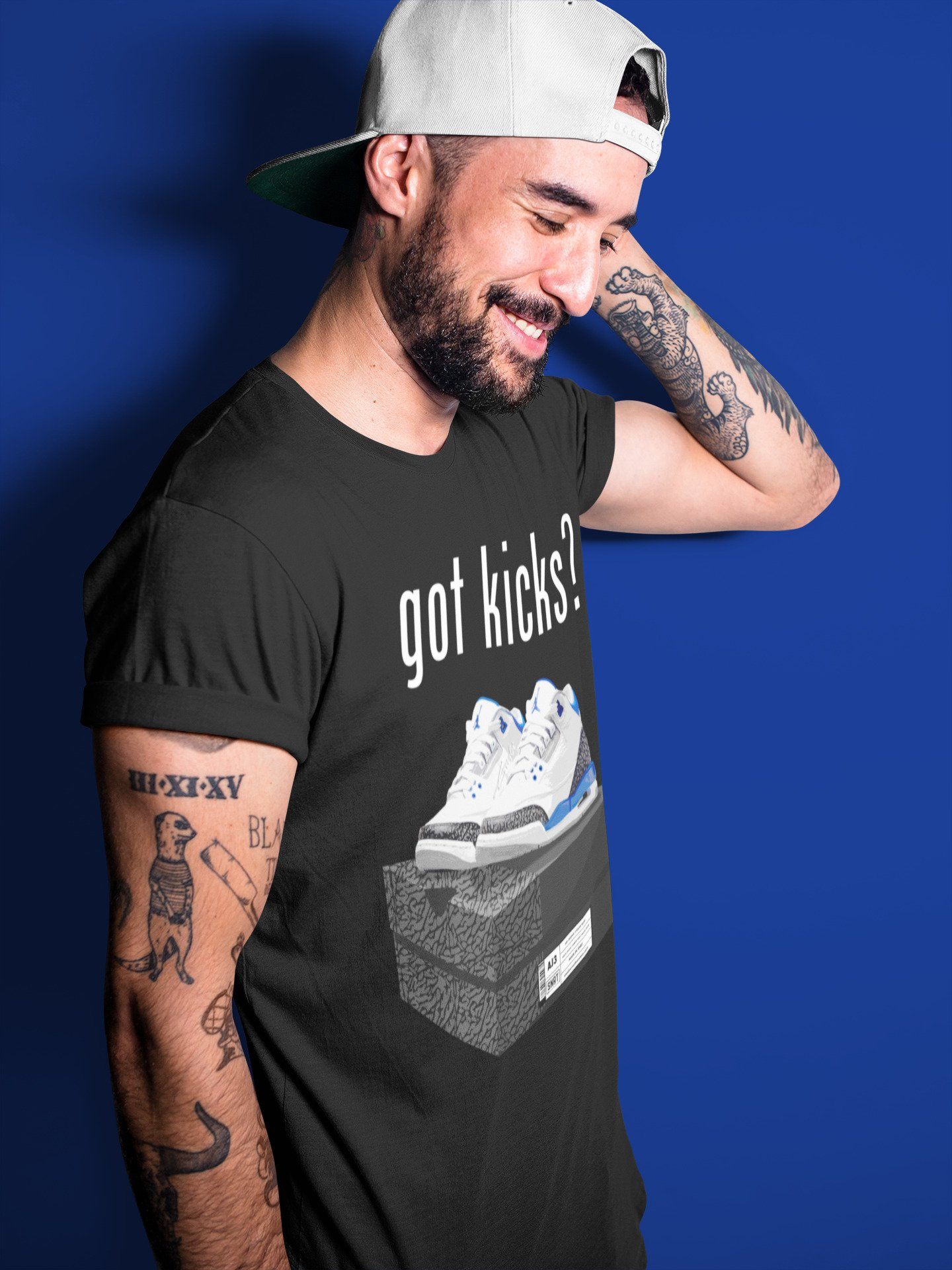 Got Kicks Unisex Tops - Air Jordan 3 Racer Blue