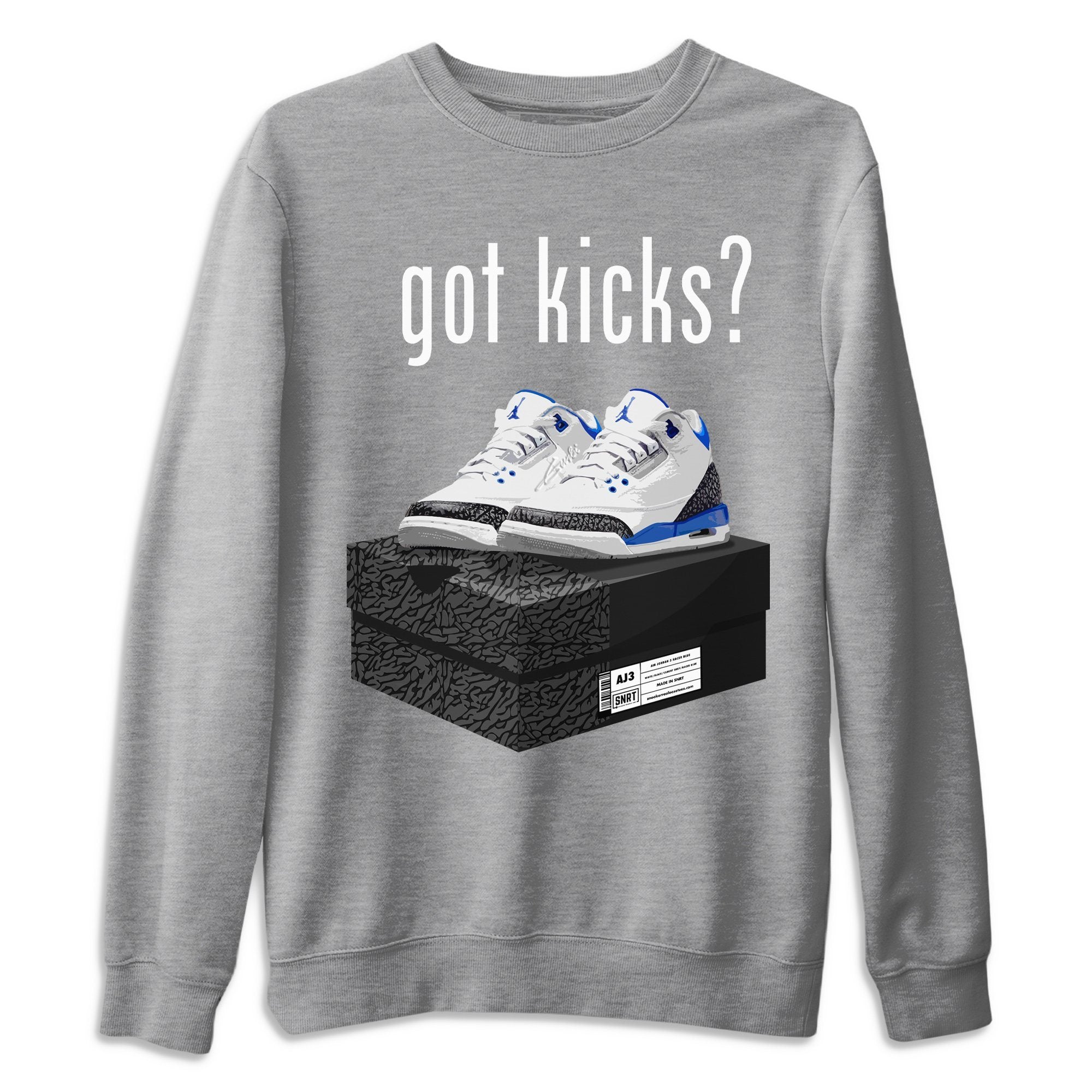 Got Kicks Unisex Tops - Air Jordan 3 Racer Blue