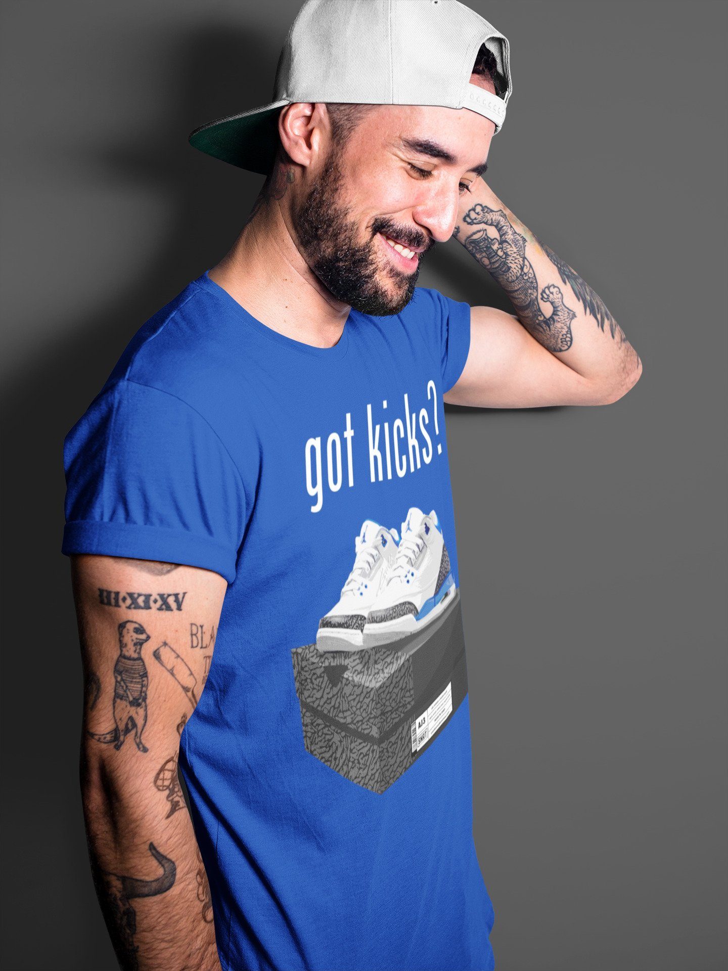 Got Kicks Unisex Tops - Air Jordan 3 Racer Blue