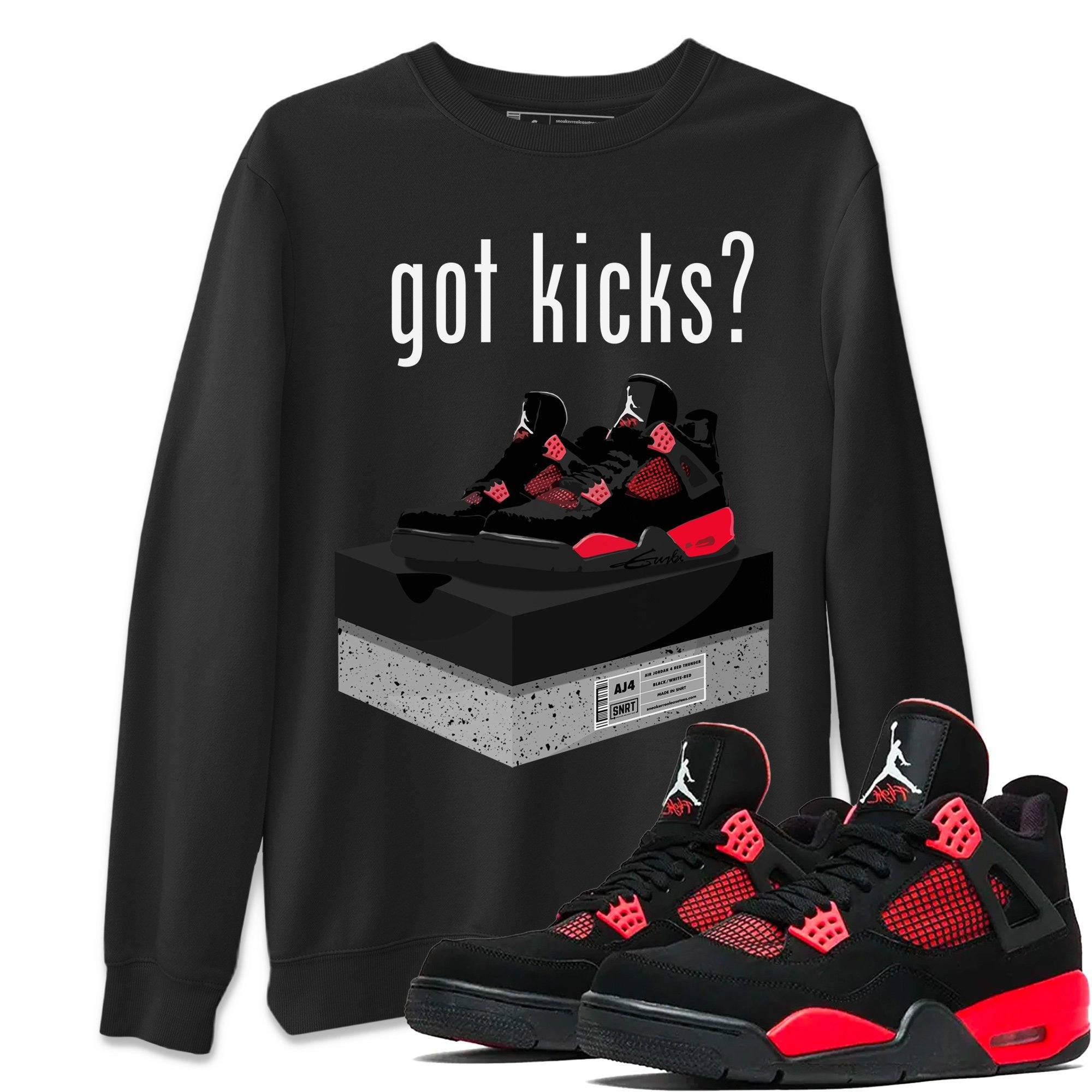 Got Kicks Unisex Tops - Air Jordan 4 Red Thunder
