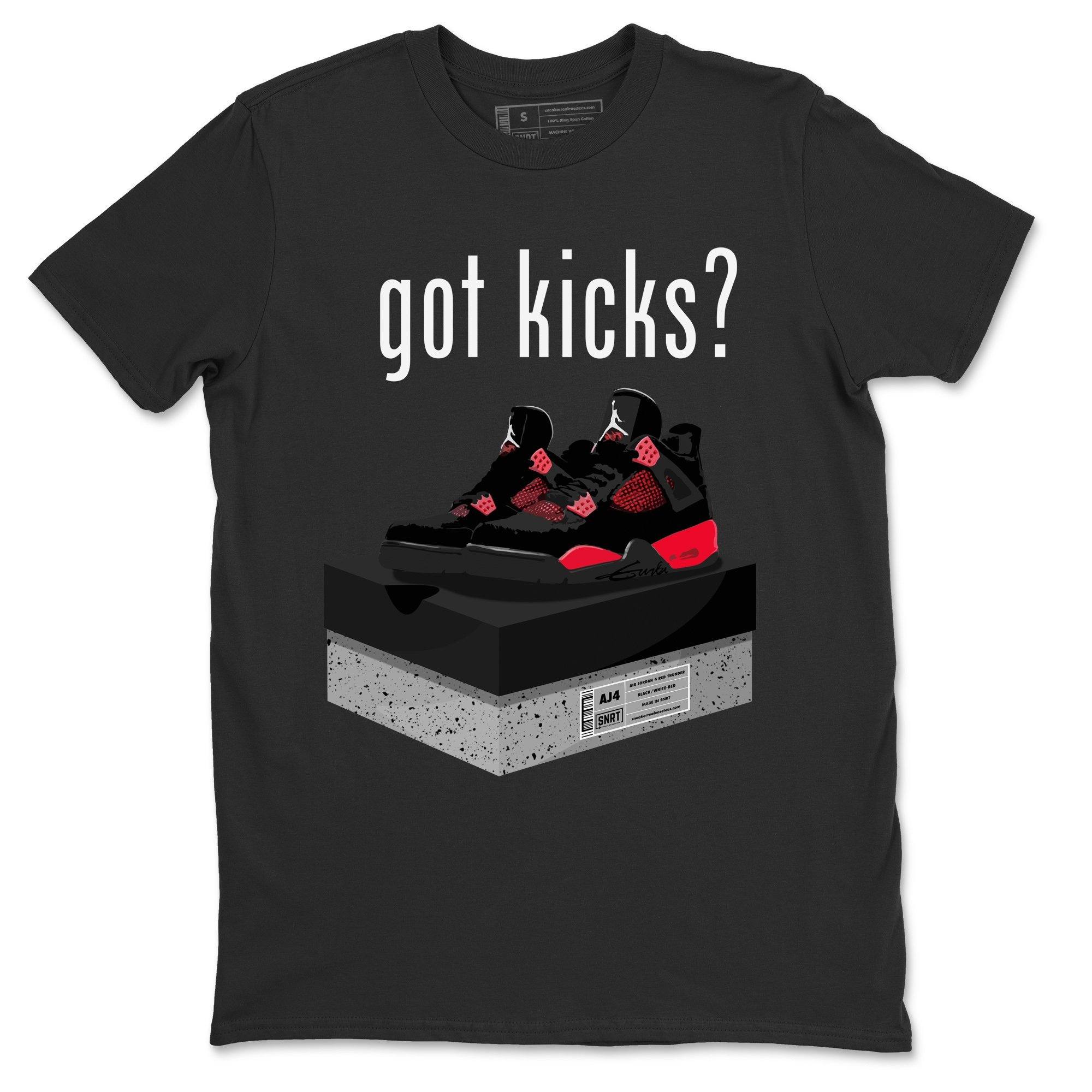 Got Kicks Unisex Tops - Air Jordan 4 Red Thunder