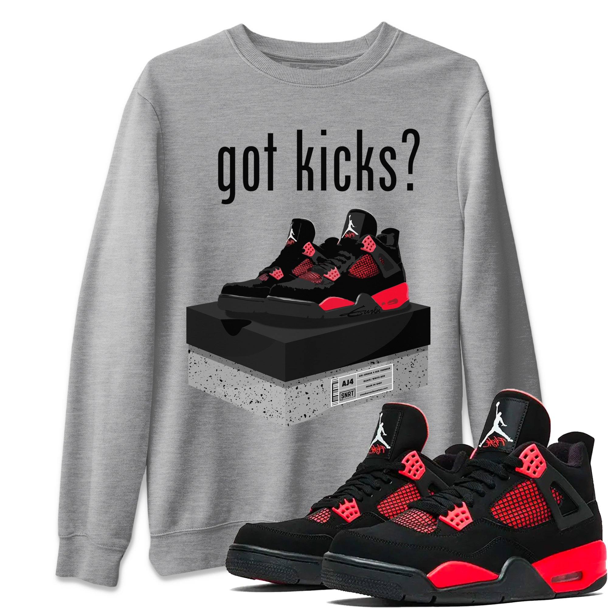 Got Kicks Unisex Tops - Air Jordan 4 Red Thunder
