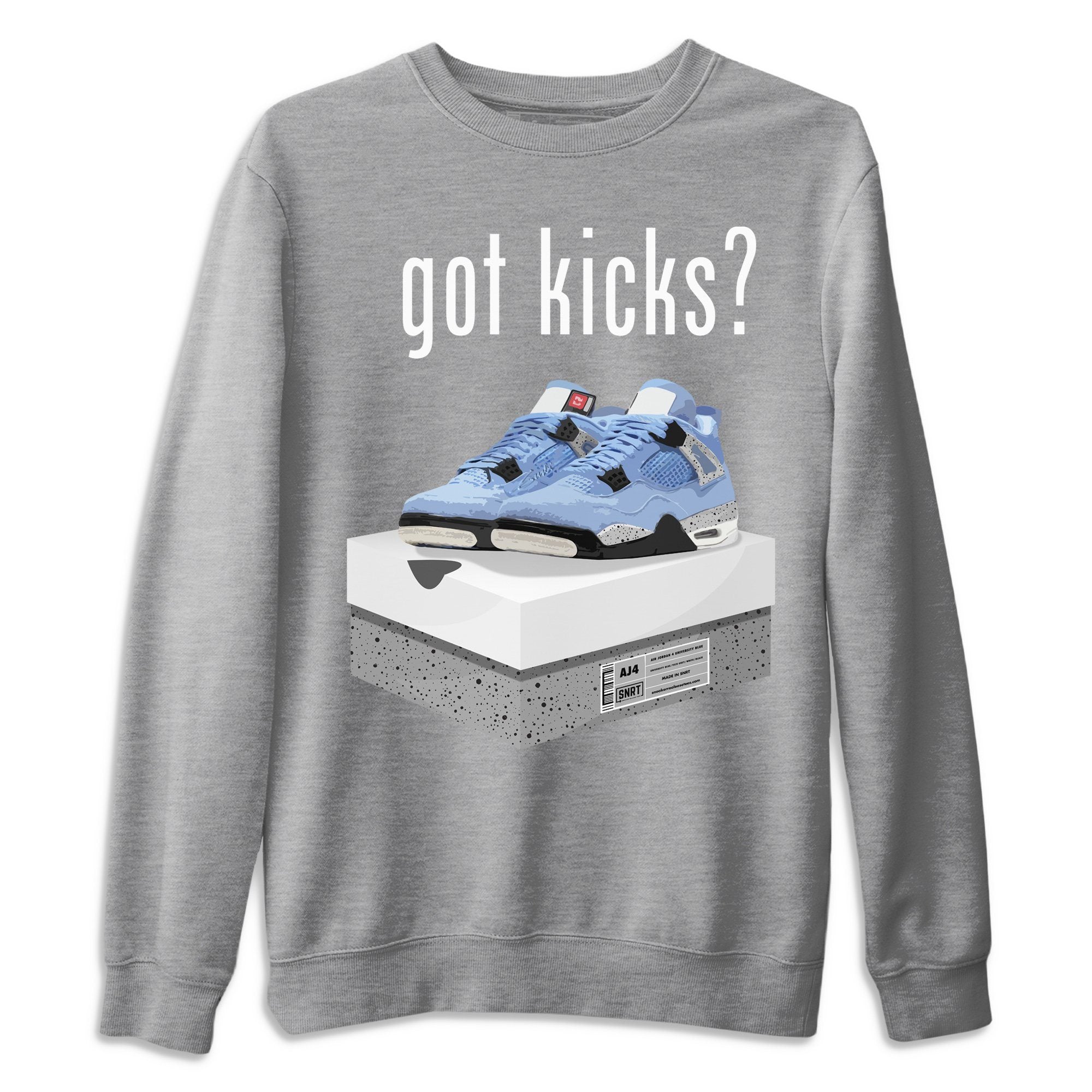 Got Kicks Unisex Tops - Air Jordan 4 University Blue