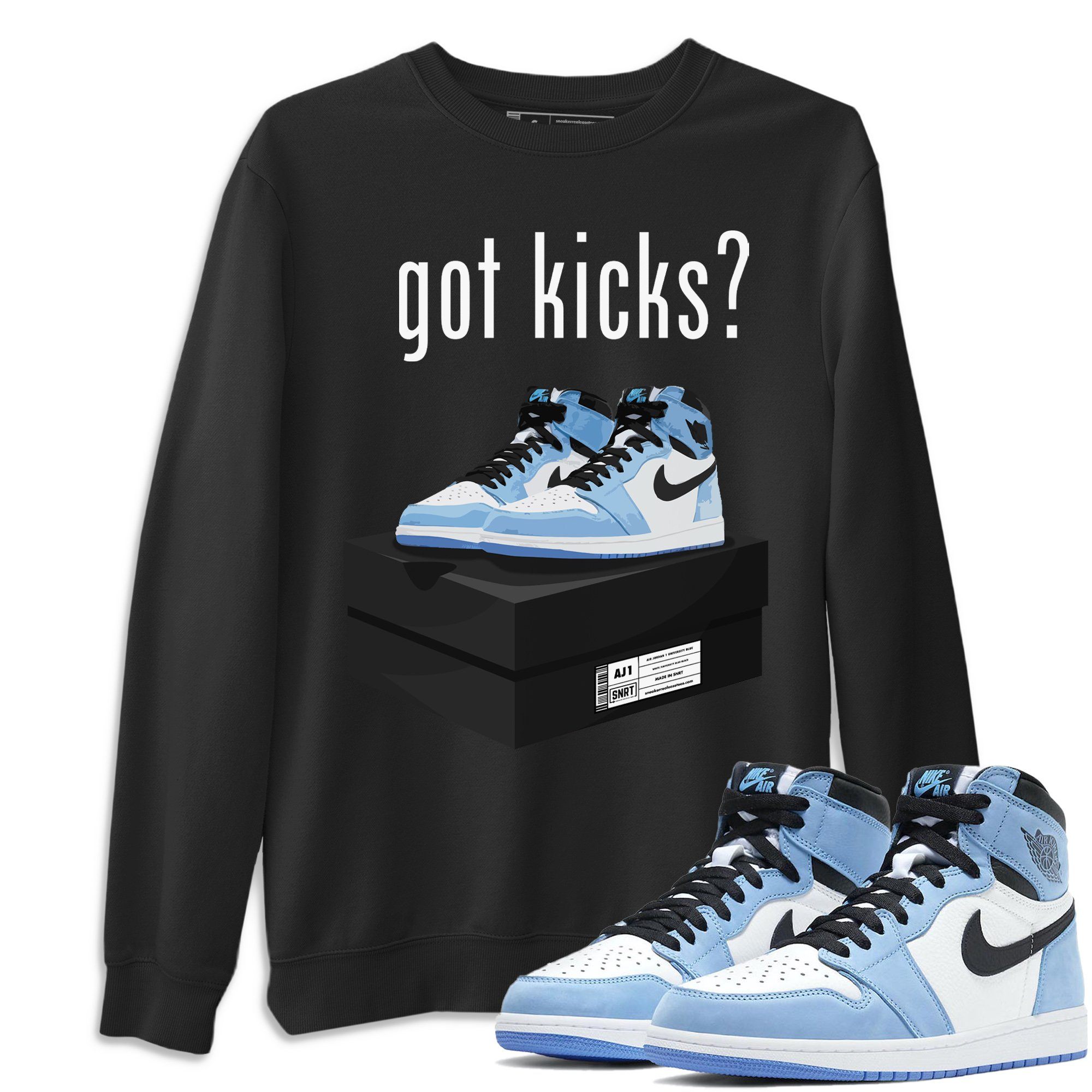 Got Kicks Unisex Tops - Air Jordan 1 University Blue