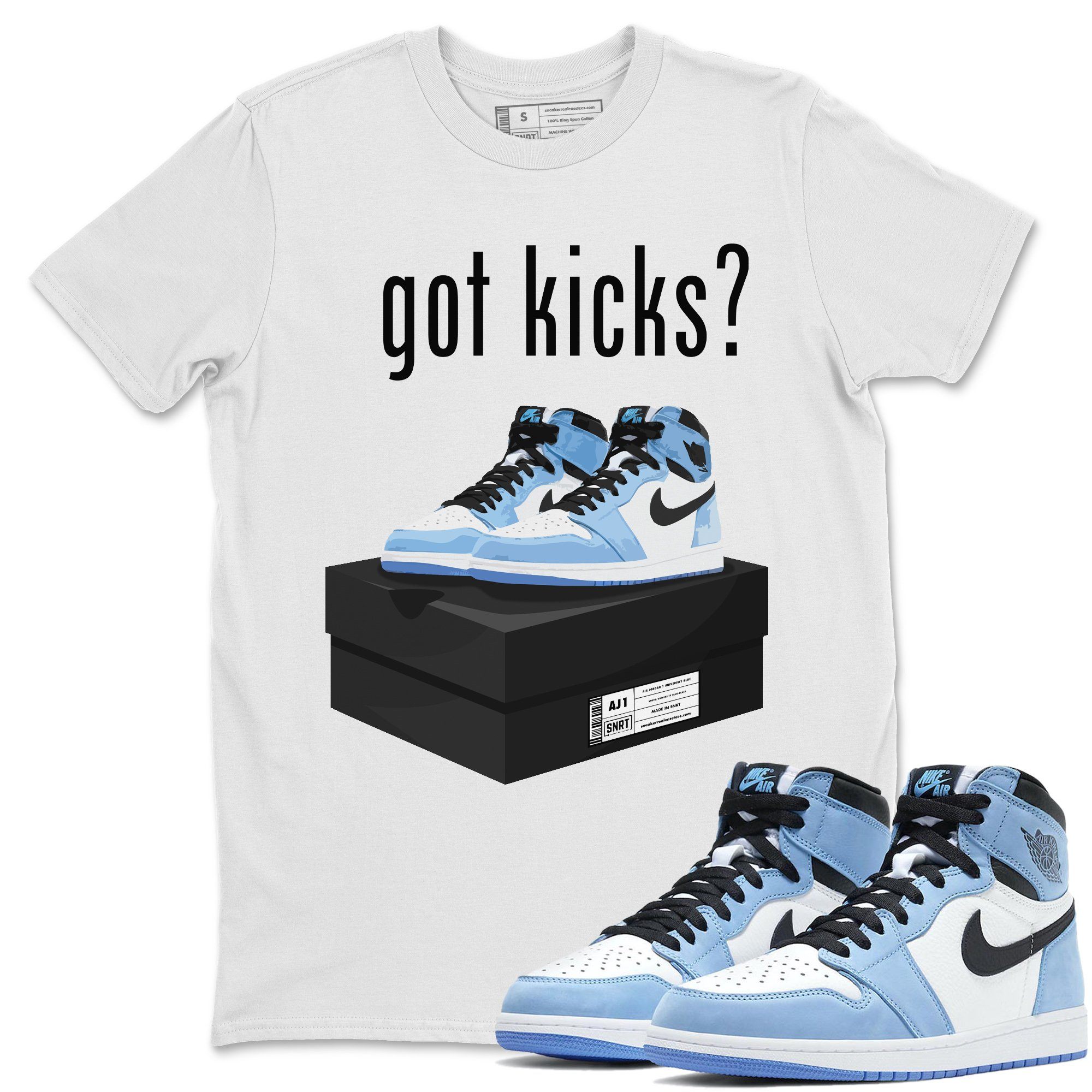 Got Kicks Unisex Tops - Air Jordan 1 University Blue