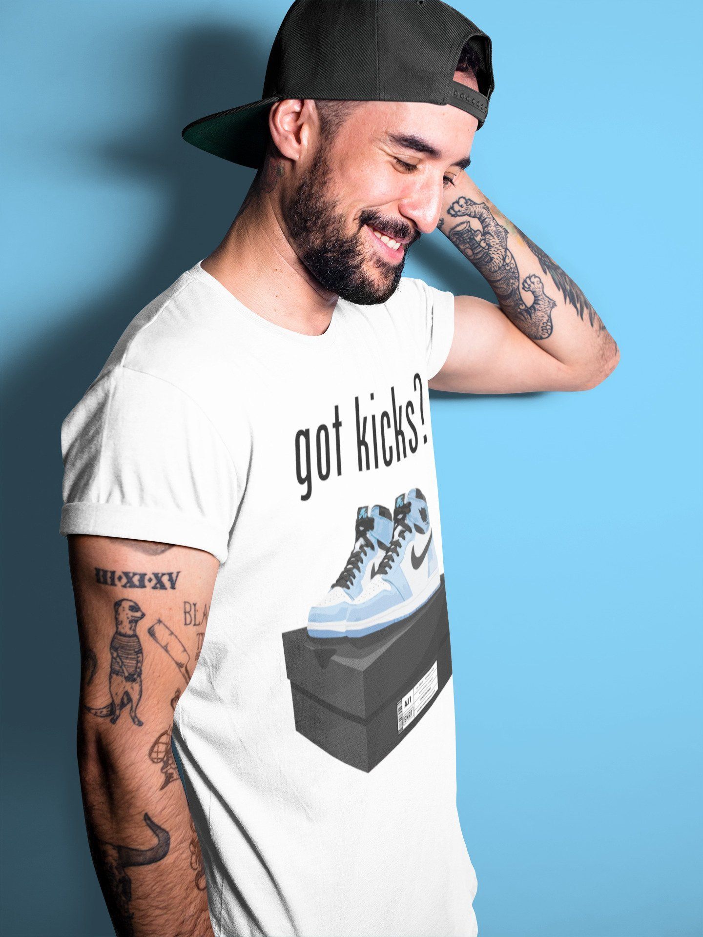 Got Kicks Unisex Tops - Air Jordan 1 University Blue