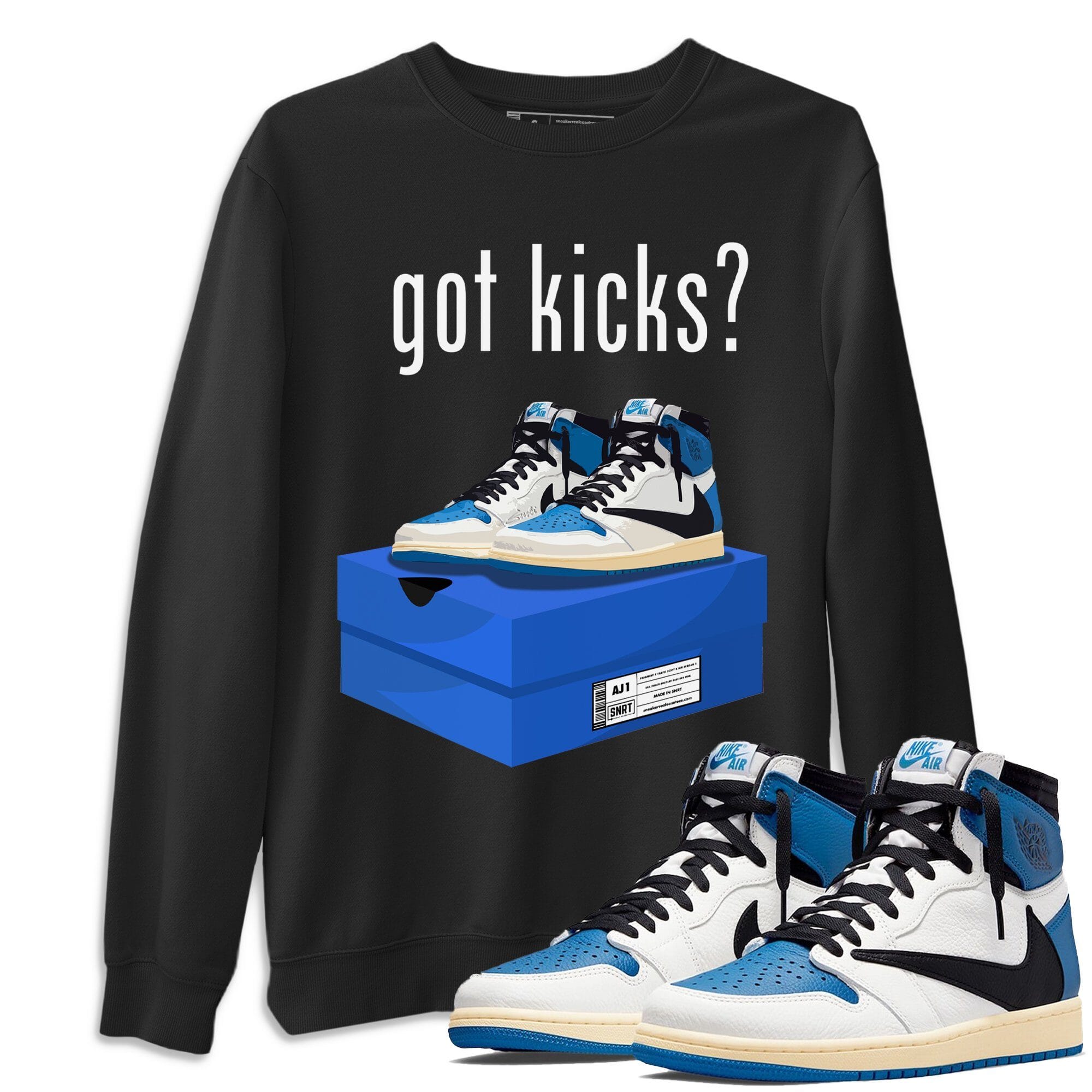 Got Kicks Unisex Tops - Air Jordan 1 Travis Scott Fragment