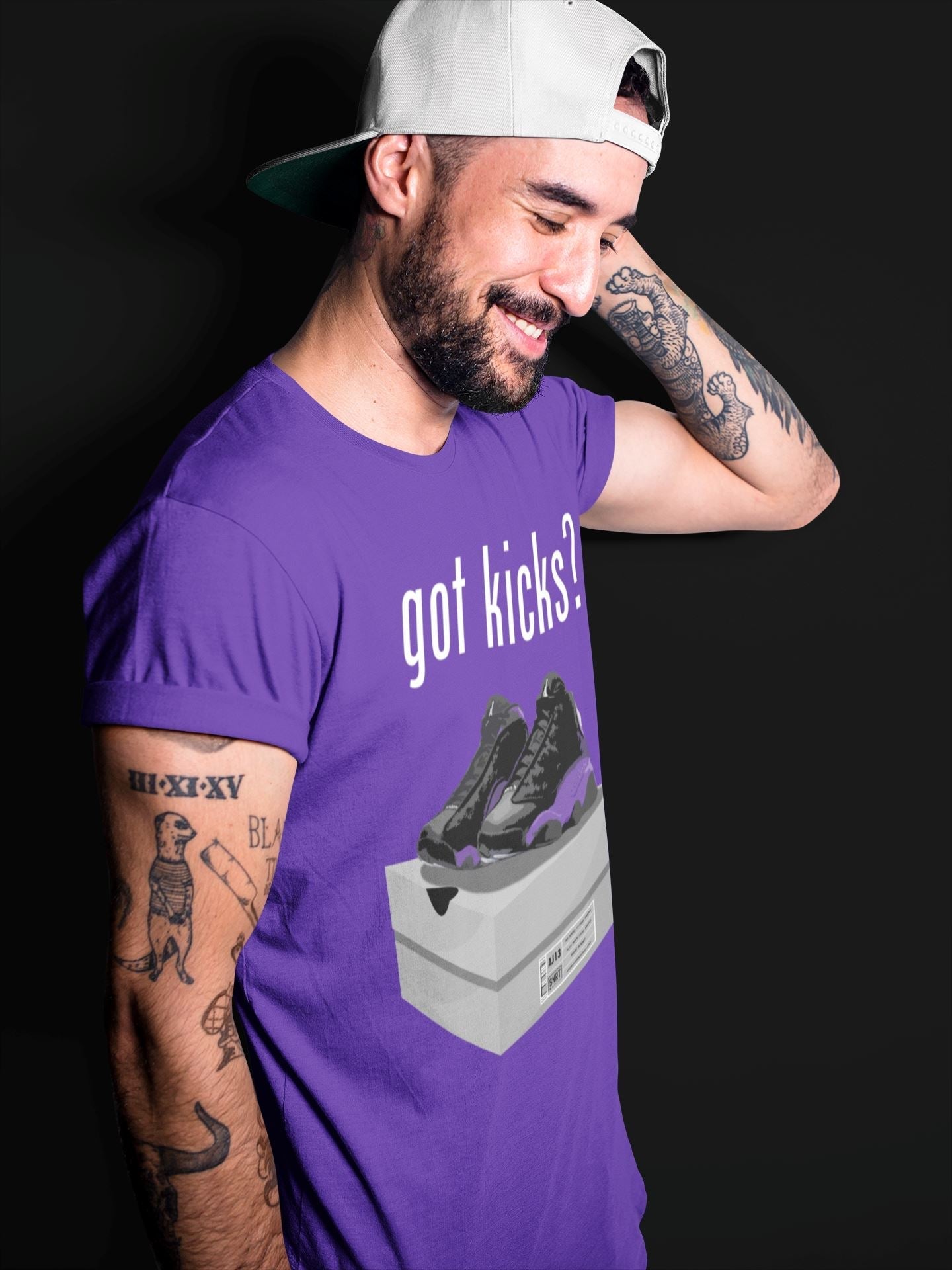 Got Kicks Unisex Tops - Air Jordan 13 Court Purple