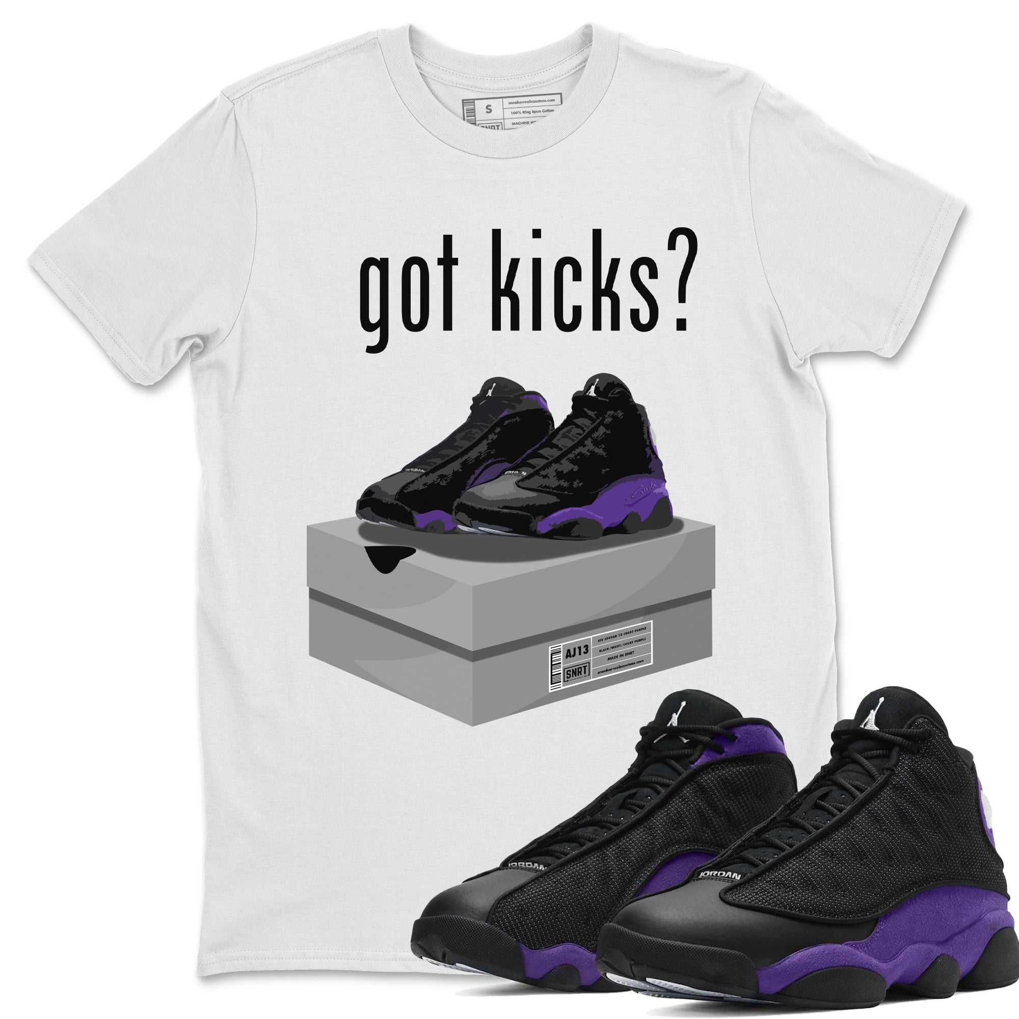 Got Kicks Unisex Tops - Air Jordan 13 Court Purple