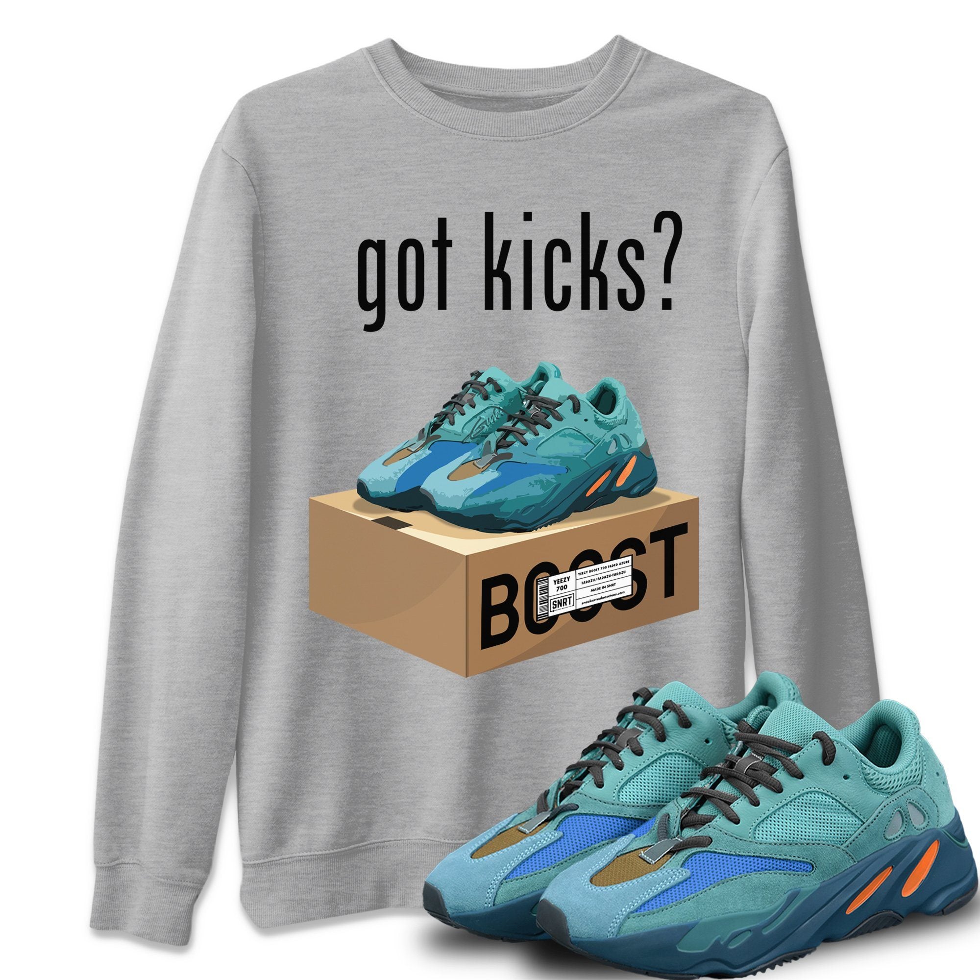 Got Kicks Unisex Tops - Yeezy 700 Faded Azure