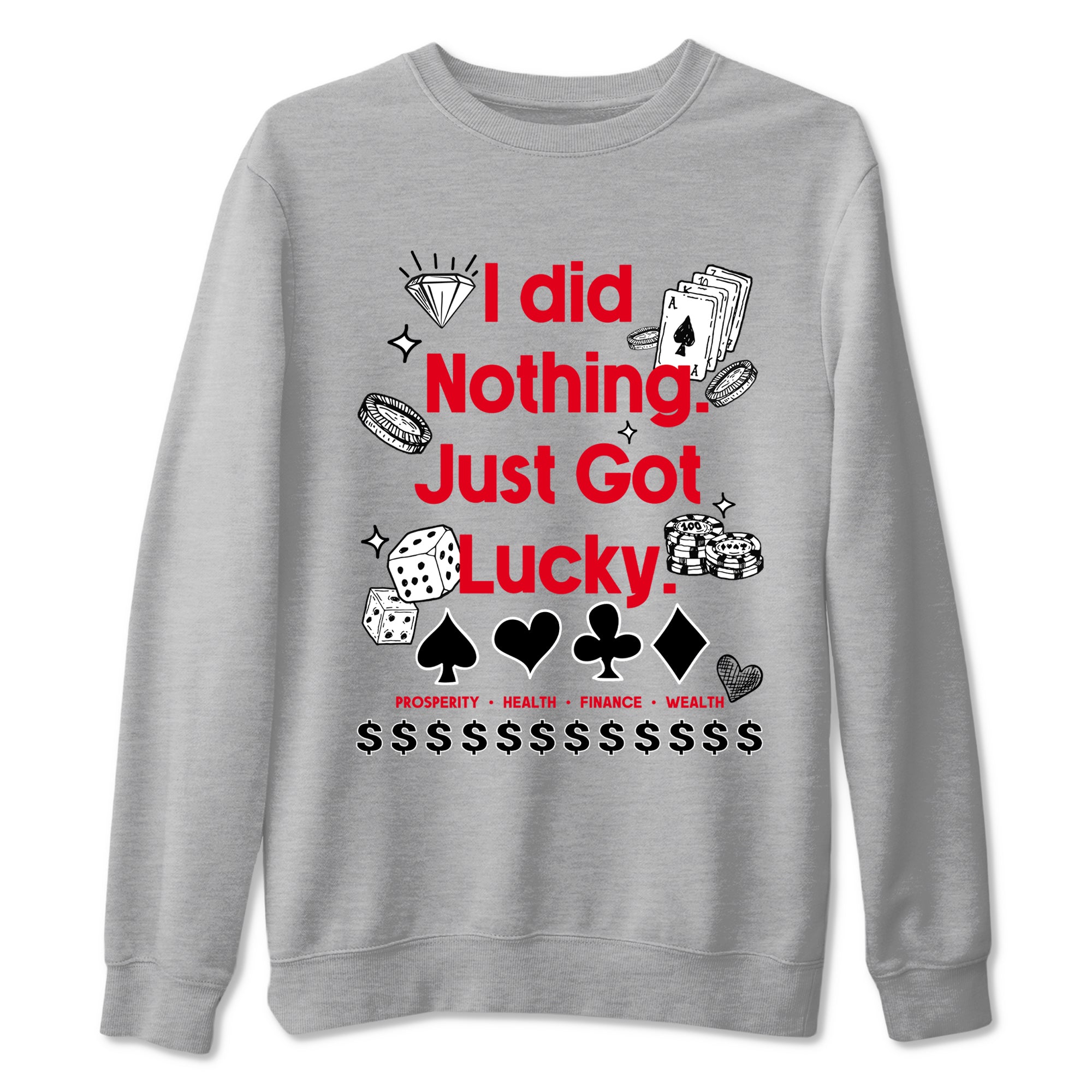 Got Lucky snkmatch Tees - Air Jordan 12 Flu Game