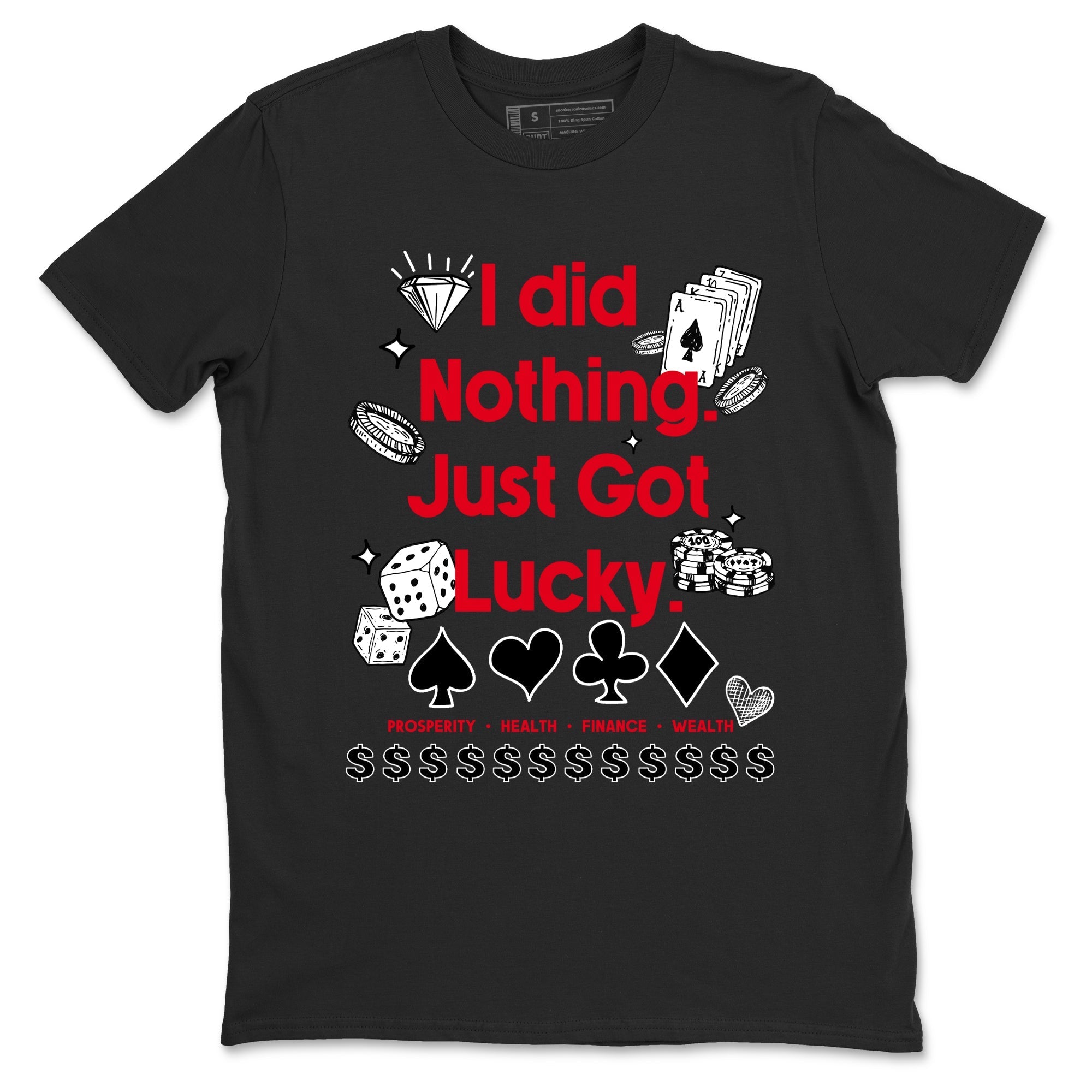 Got Lucky snkmatch Tees - Air Jordan 12 Flu Game