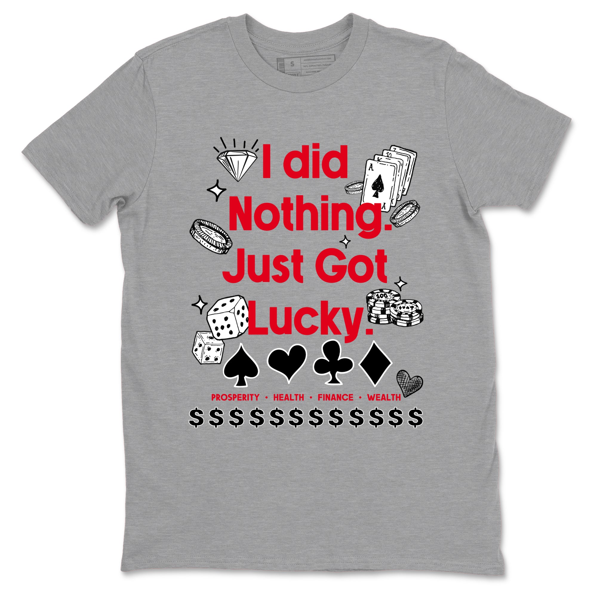 Got Lucky snkmatch Tees - Air Jordan 12 Flu Game