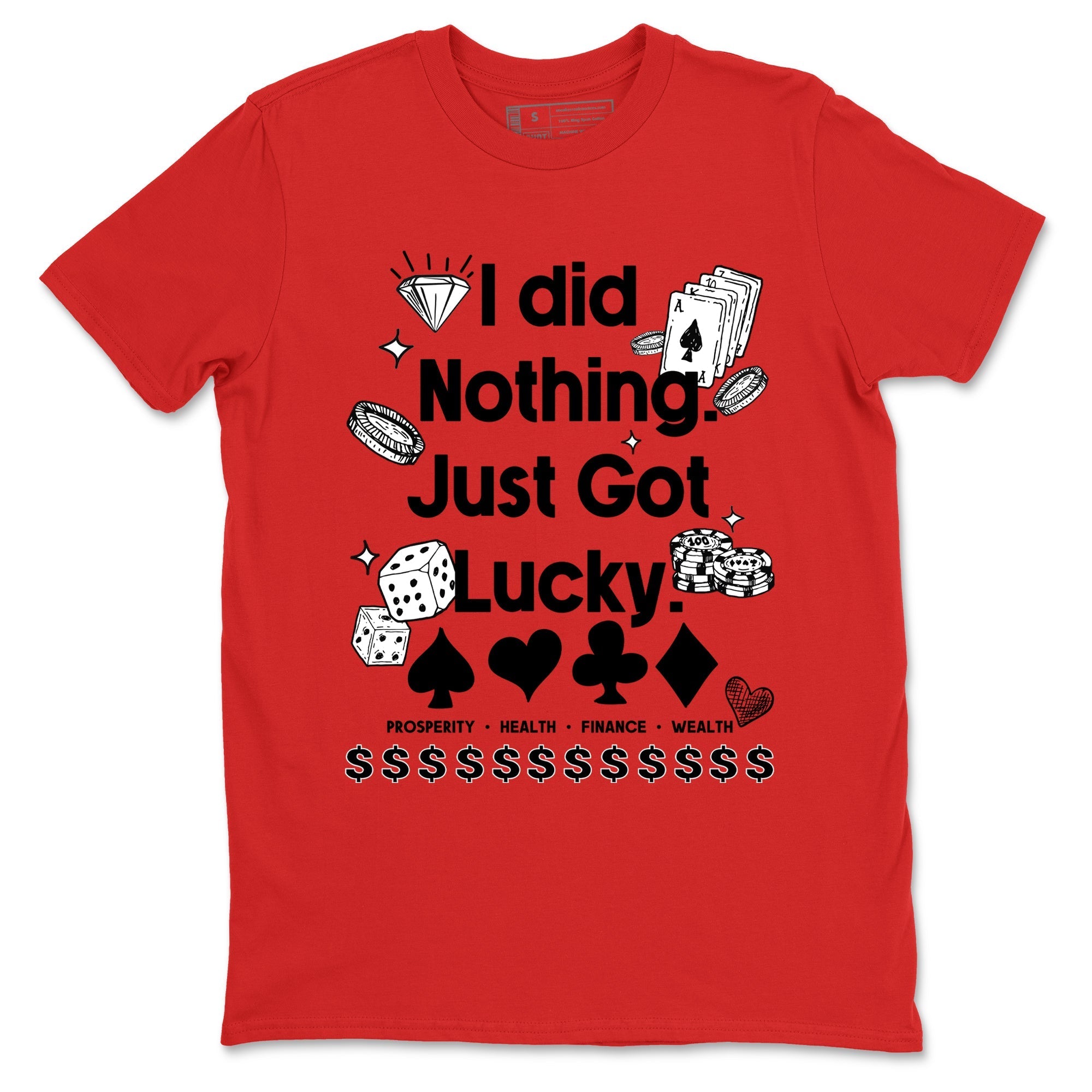 Got Lucky snkmatch Tees - Air Jordan 12 Flu Game