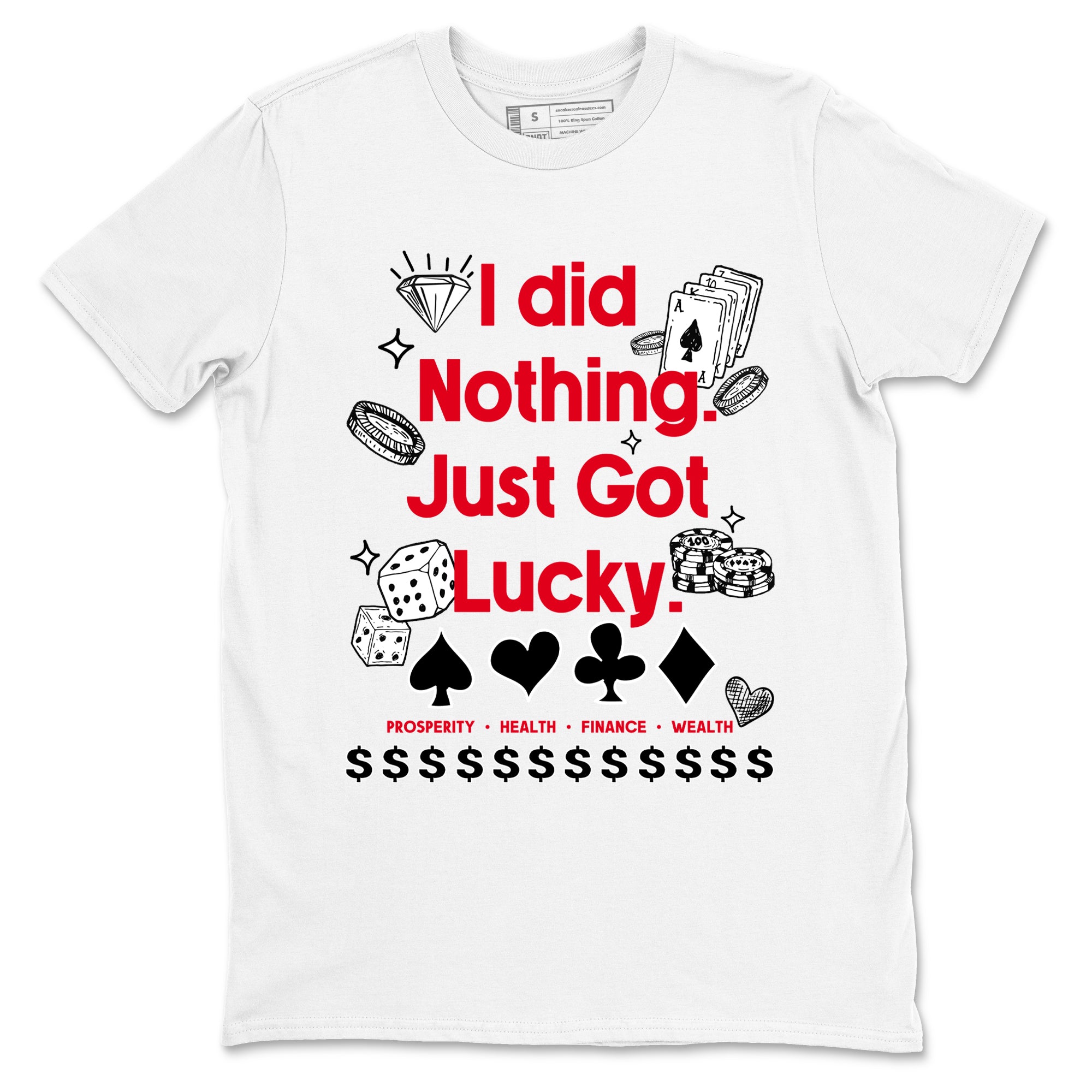 Got Lucky snkmatch Tees - Air Jordan 12 Flu Game