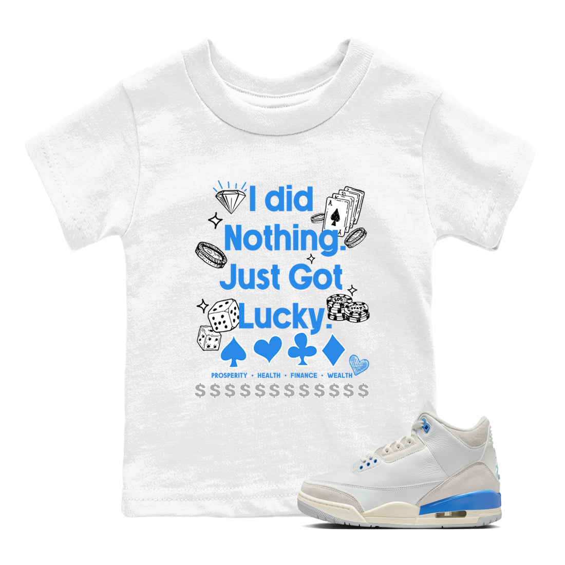 Got Lucky snkmatch Tees Kids - Air Jordan 3 Lucky Shorts