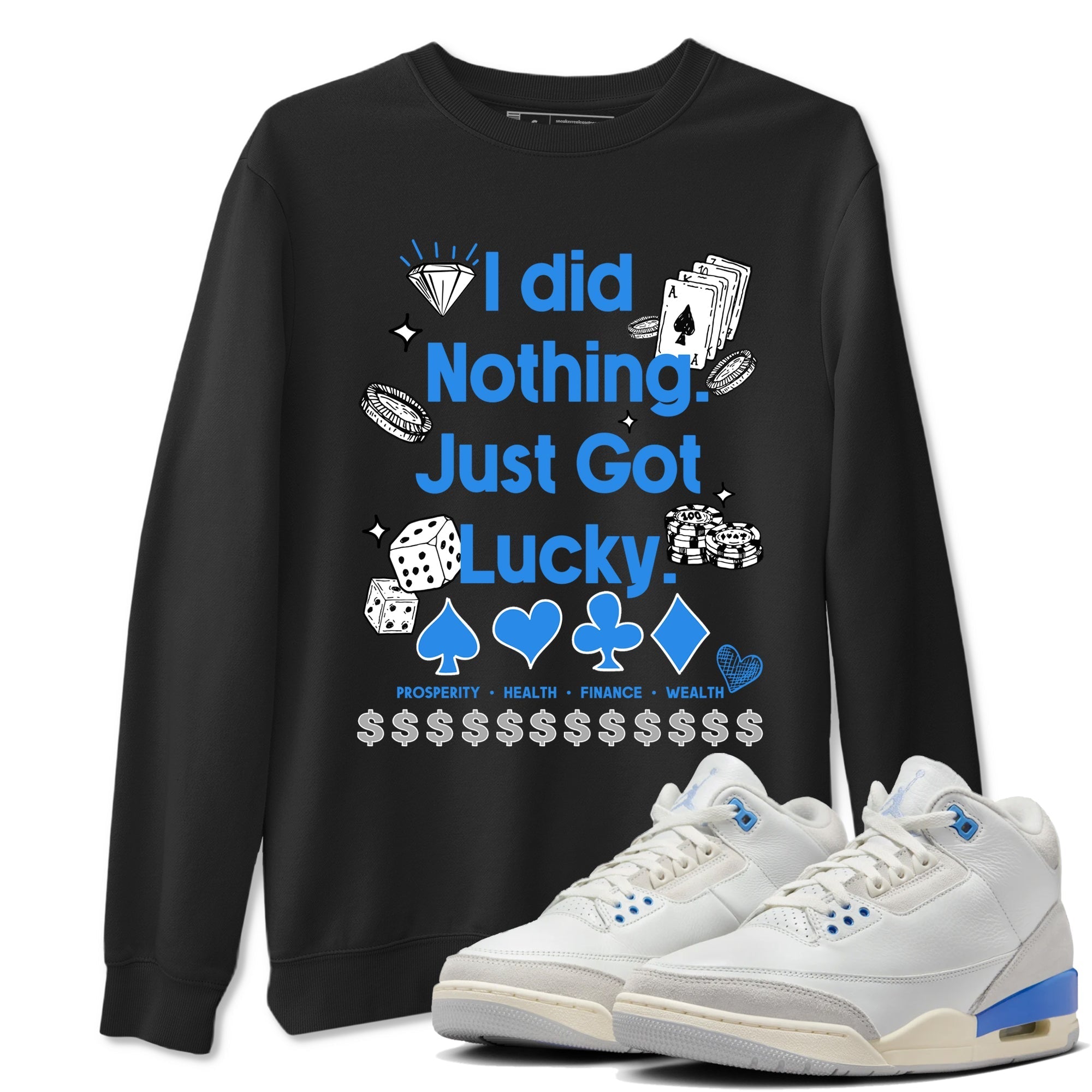 Got Lucky snkmatch Tees - Air Jordan 3 Lucky Shorts