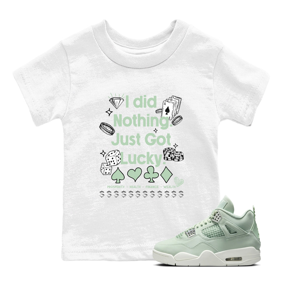 Got Lucky snkmatch Tees Kids - Air Jordan 4 Abundance