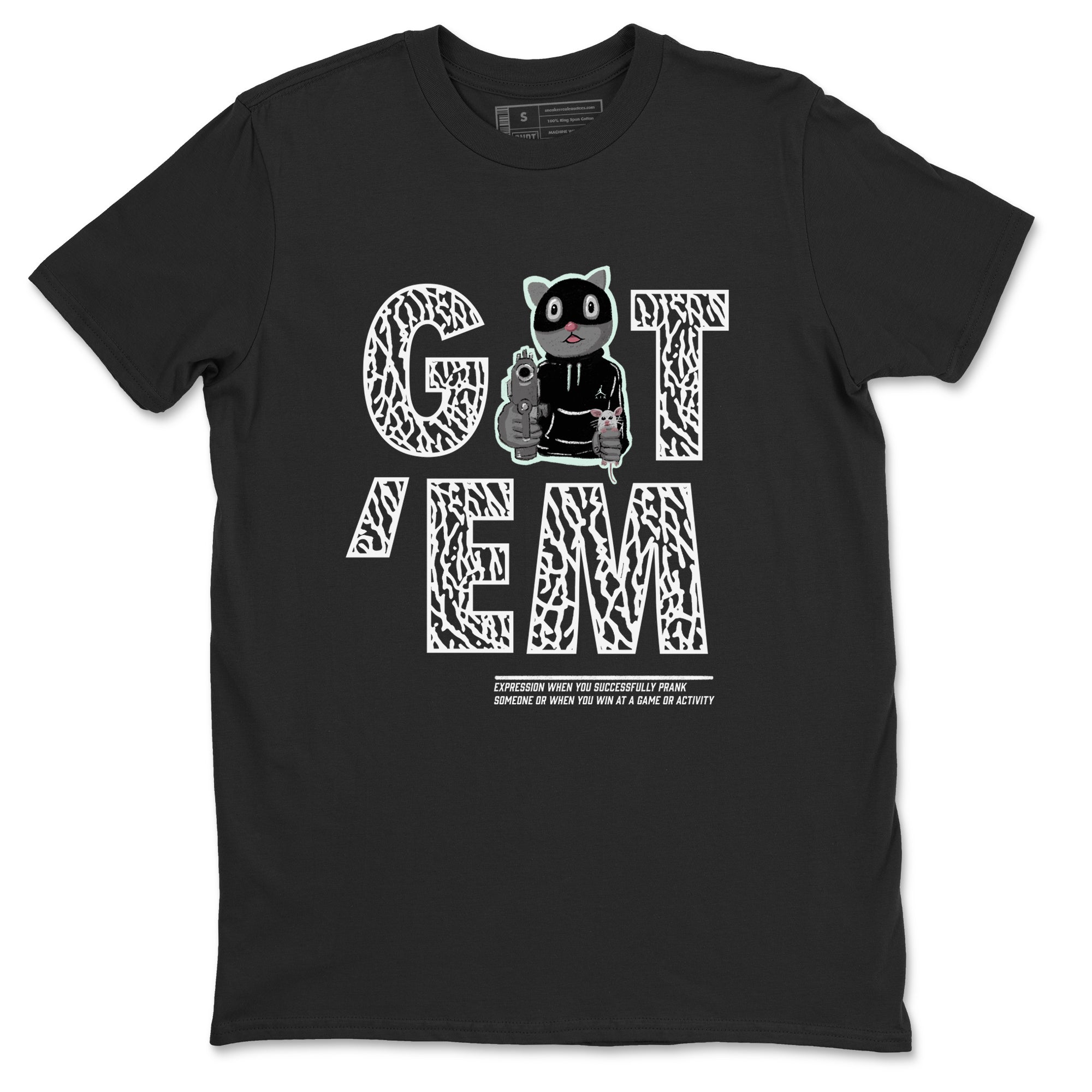 Got'em Cat snkmatch Tees - Air Jordan 3 Green Glow