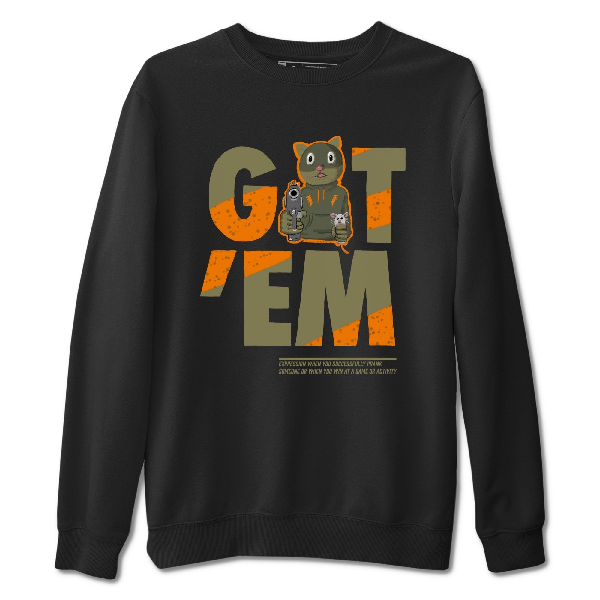 Got'em Cat snkmatch Tees - Air Jordan 5 Olive