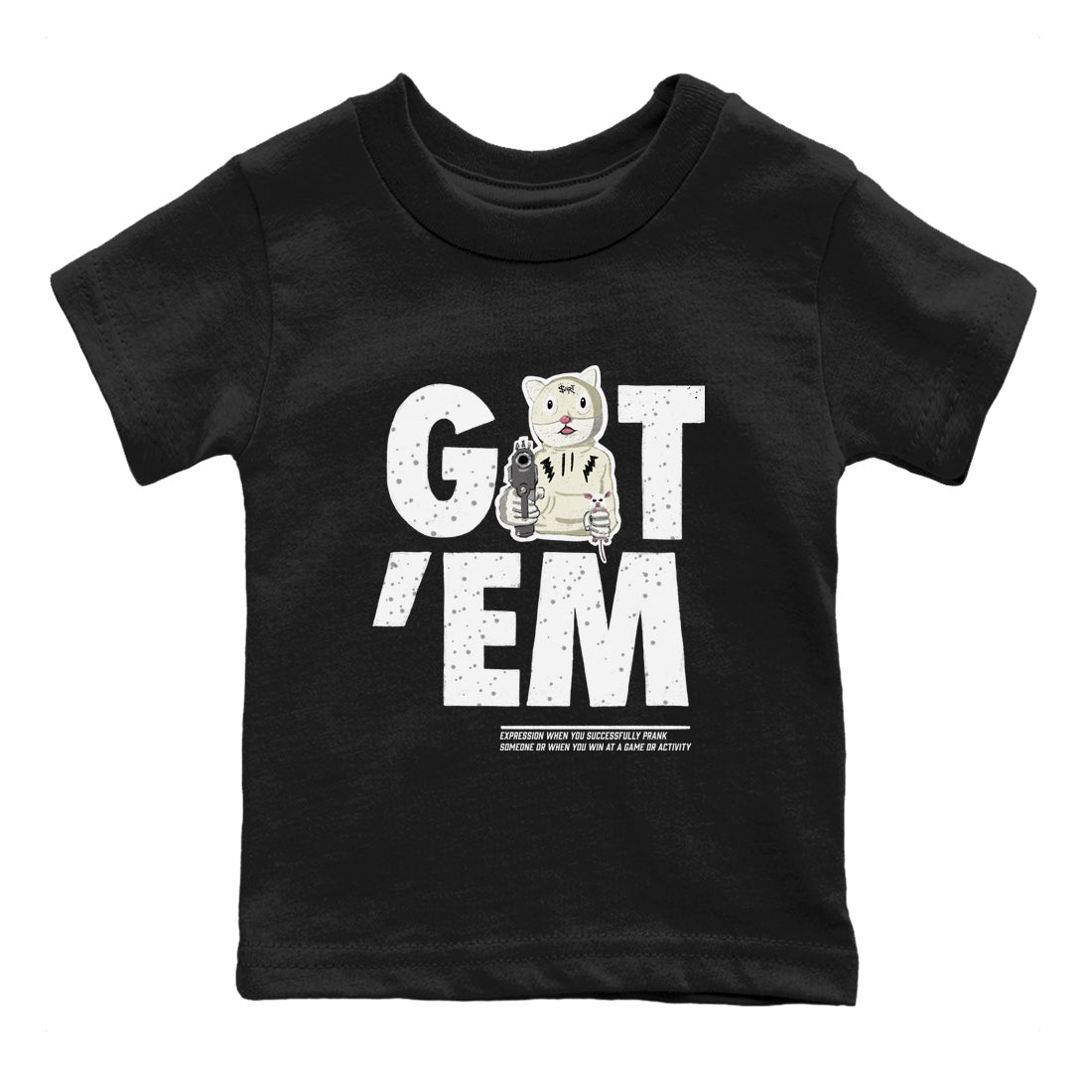 Got'em Cat snkmatch Tees Kids - Air Jordan 5 Sail