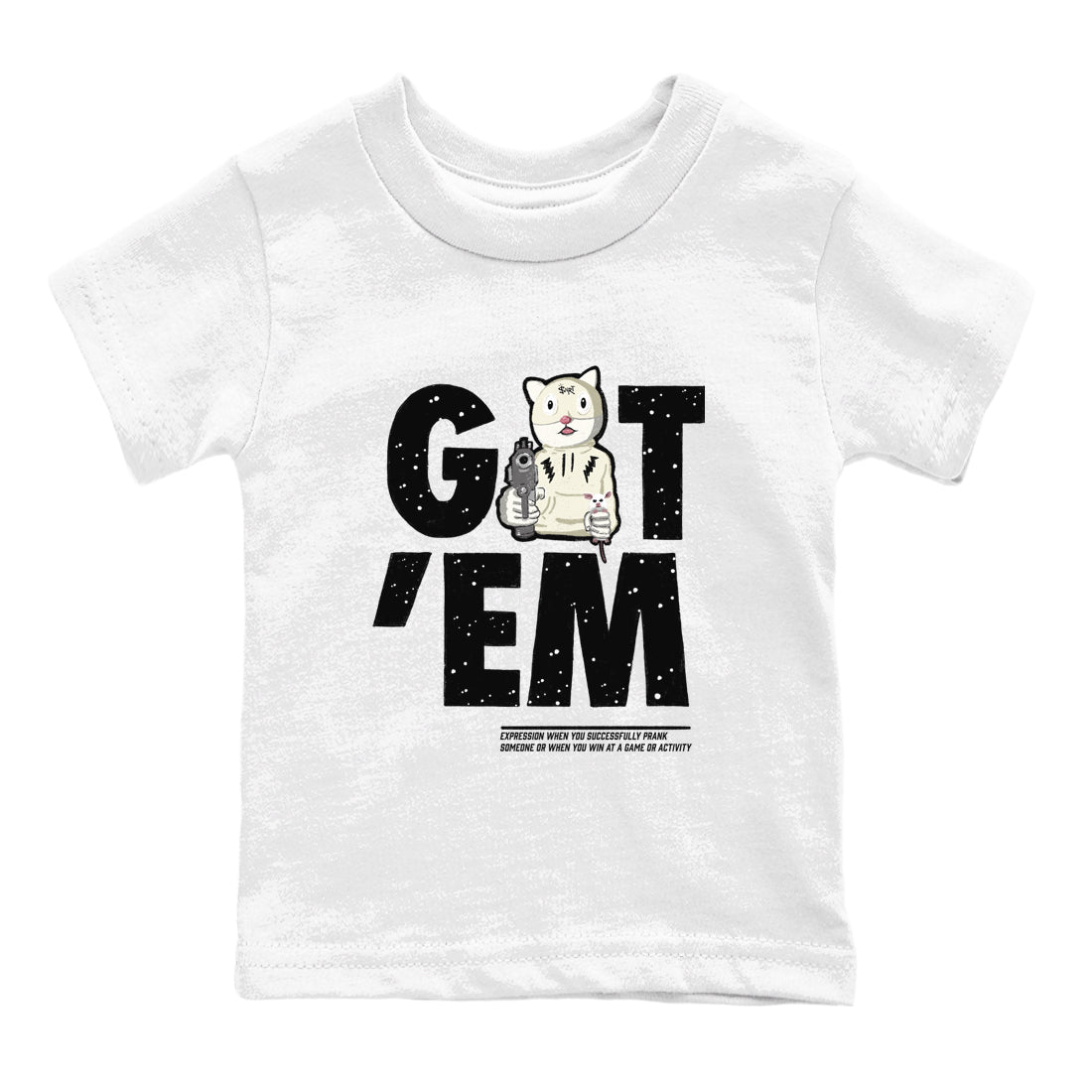 Got'em Cat snkmatch Tees Kids - Air Jordan 5 Sail