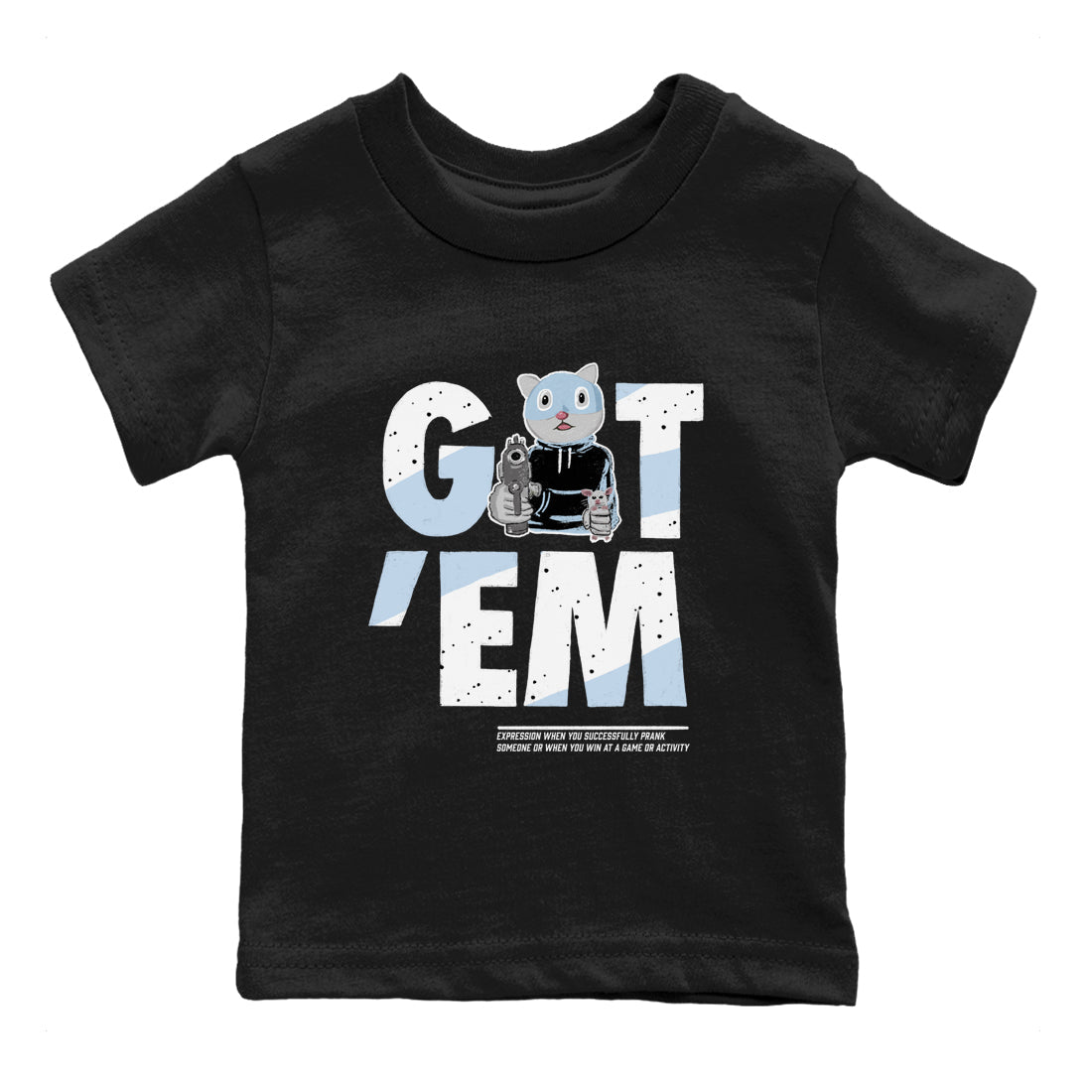 Got'em Cat snkmatch Tees Kids - Air Jordan 6 White Black