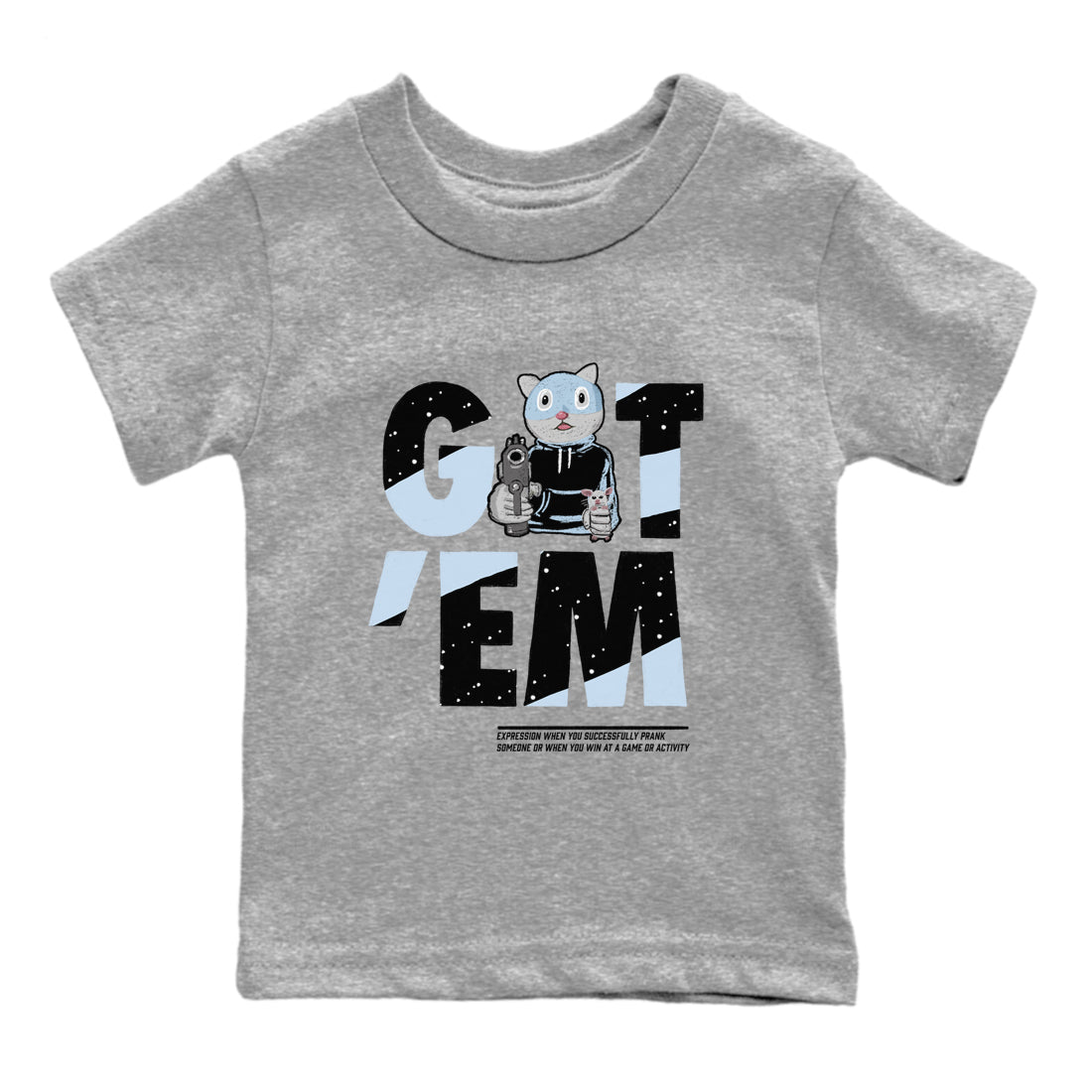 Got'em Cat snkmatch Tees Kids - Air Jordan 6 White Black