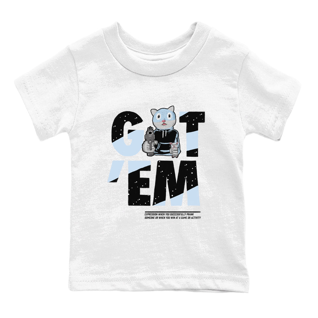 Got'em Cat snkmatch Tees Kids - Air Jordan 6 White Black
