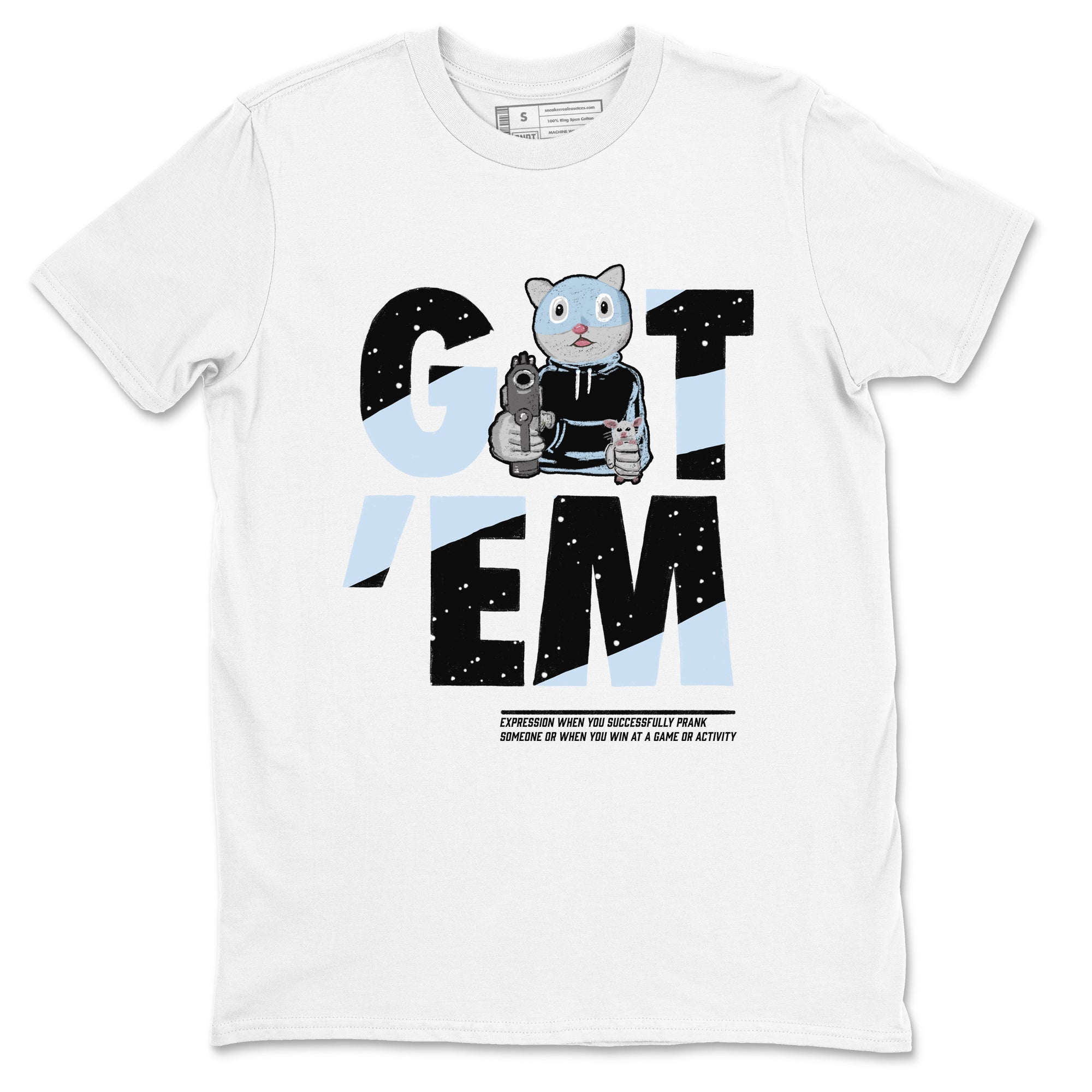 Got'em Cat snkmatch Tees - Air Jordan 6 White Black