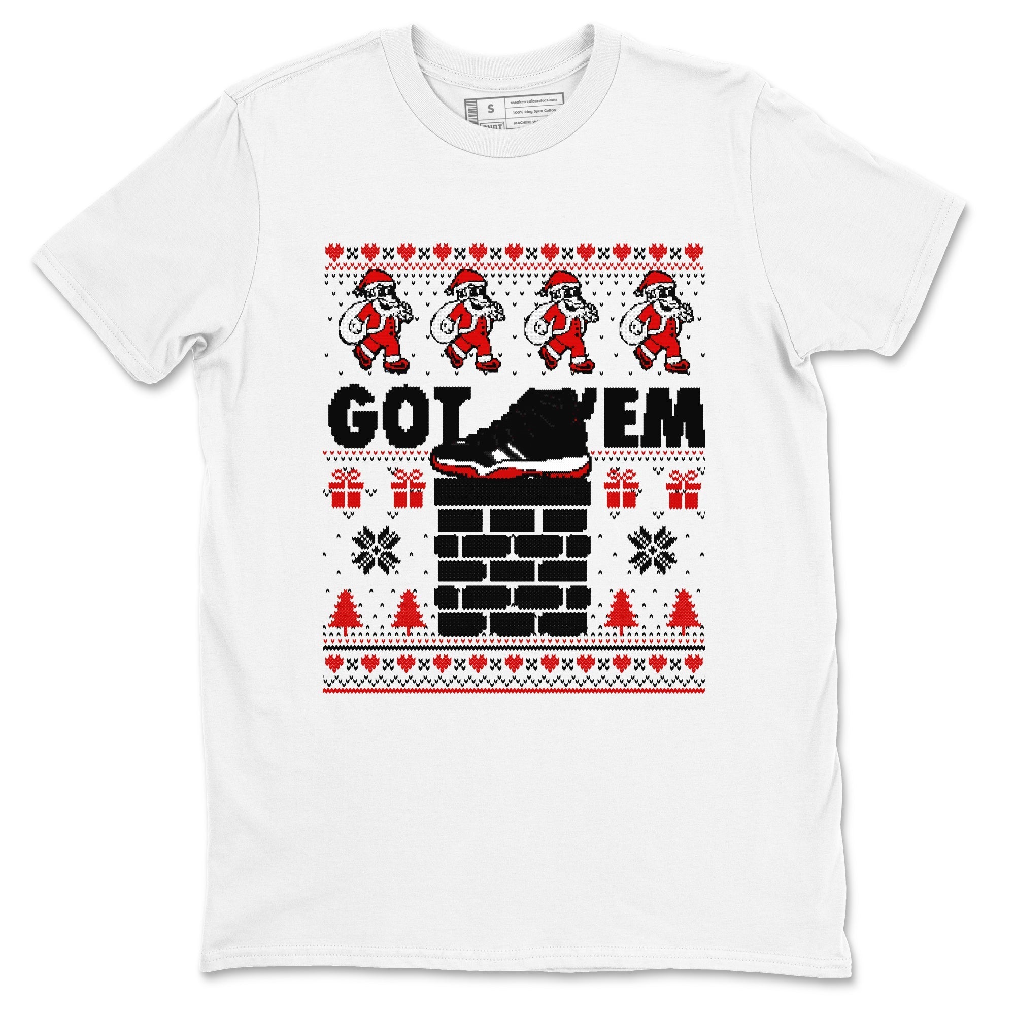 Got'em Santa snkmatch Tees - Air Jordan 11 Bred Velvet