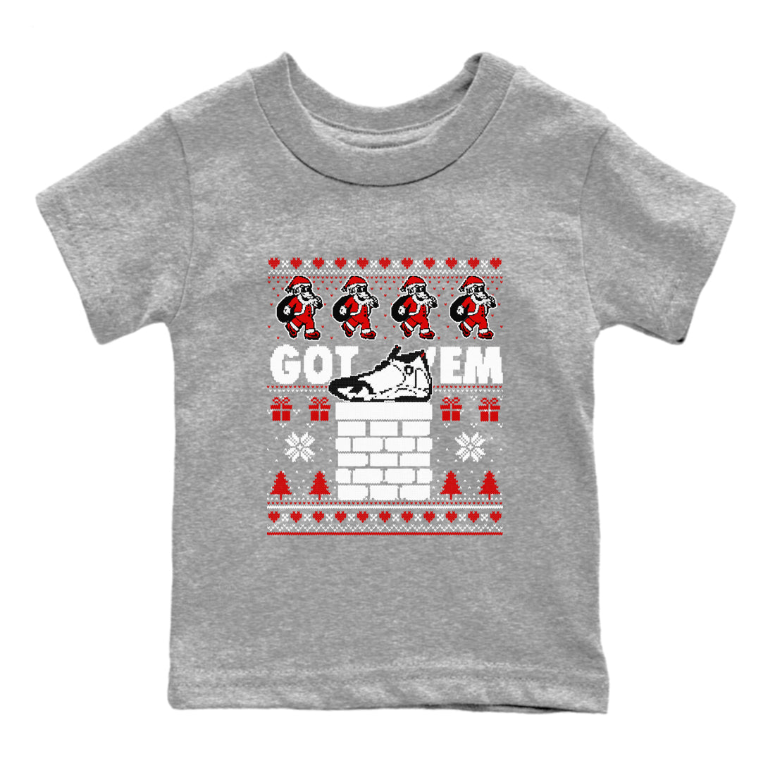 Got'em Santa snkmatch Tees Kids - Air Jordan 14 Black Toe