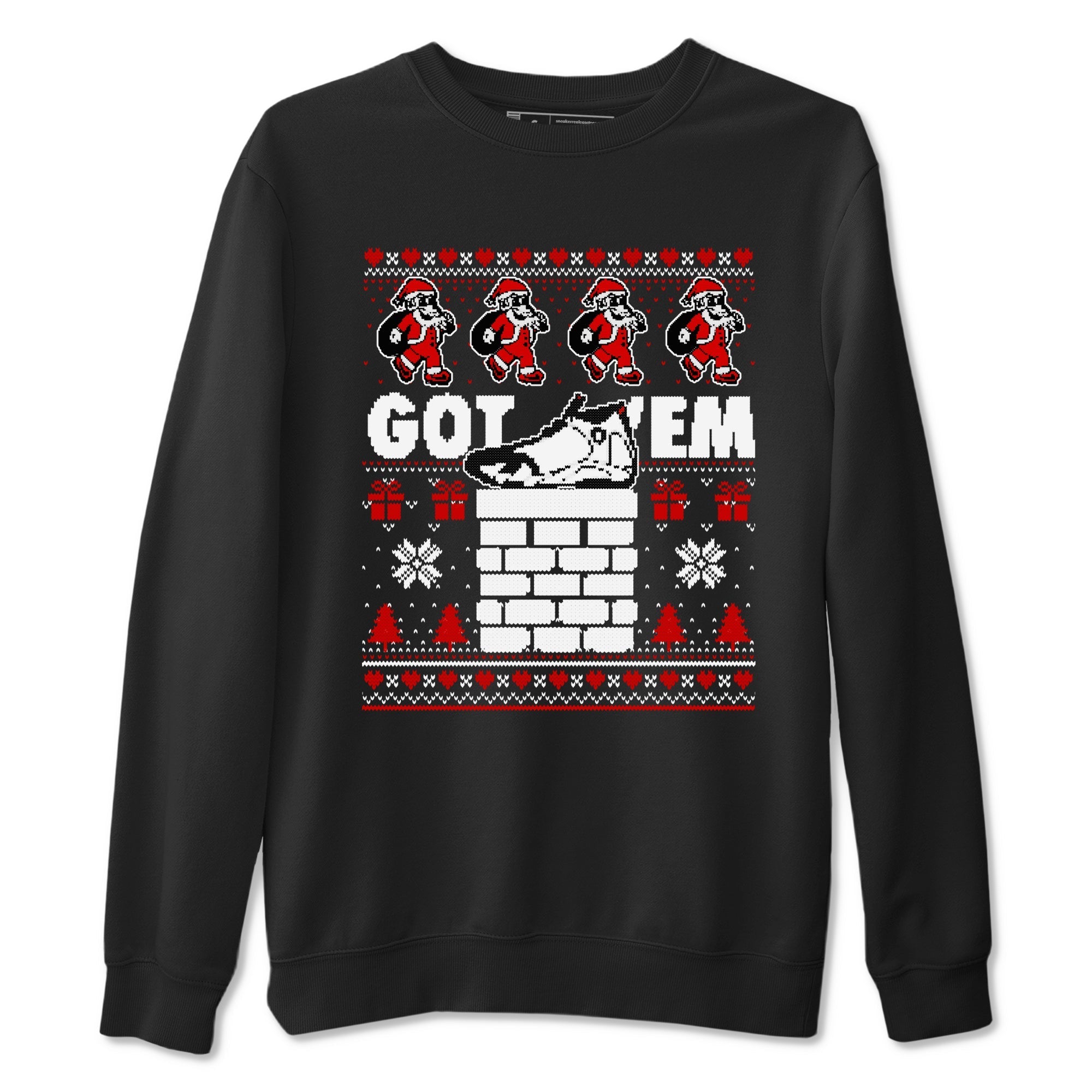 Got'em Santa snkmatch Tees - Air Jordan 14 Black Toe